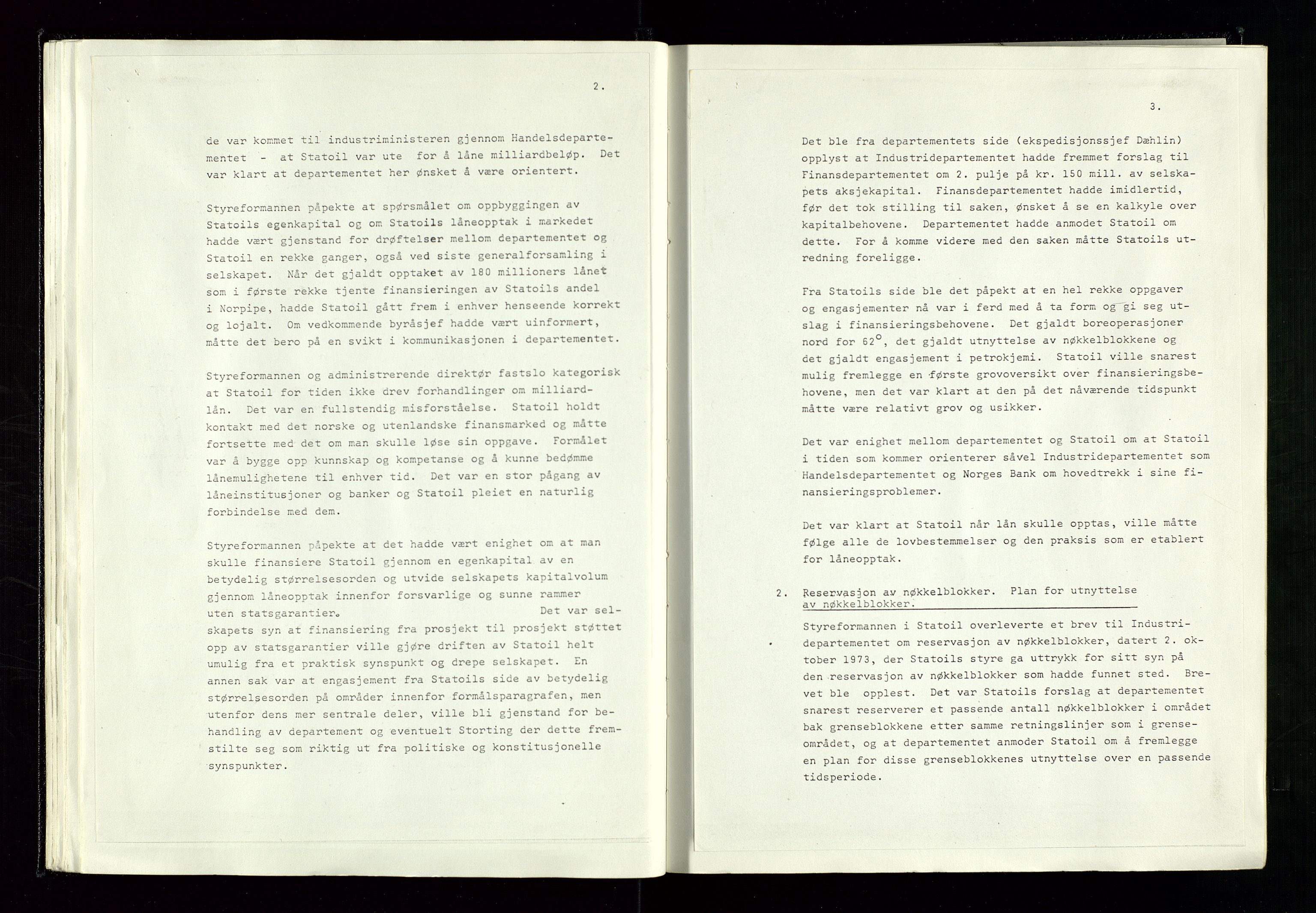 Pa 1339 - Statoil ASA, SAST/A-101656/0001/A/Ab/Aba/L0001: Styremøteprotokoller, 05.10.1972 til 14.12.1978, 1972-1978, p. 35