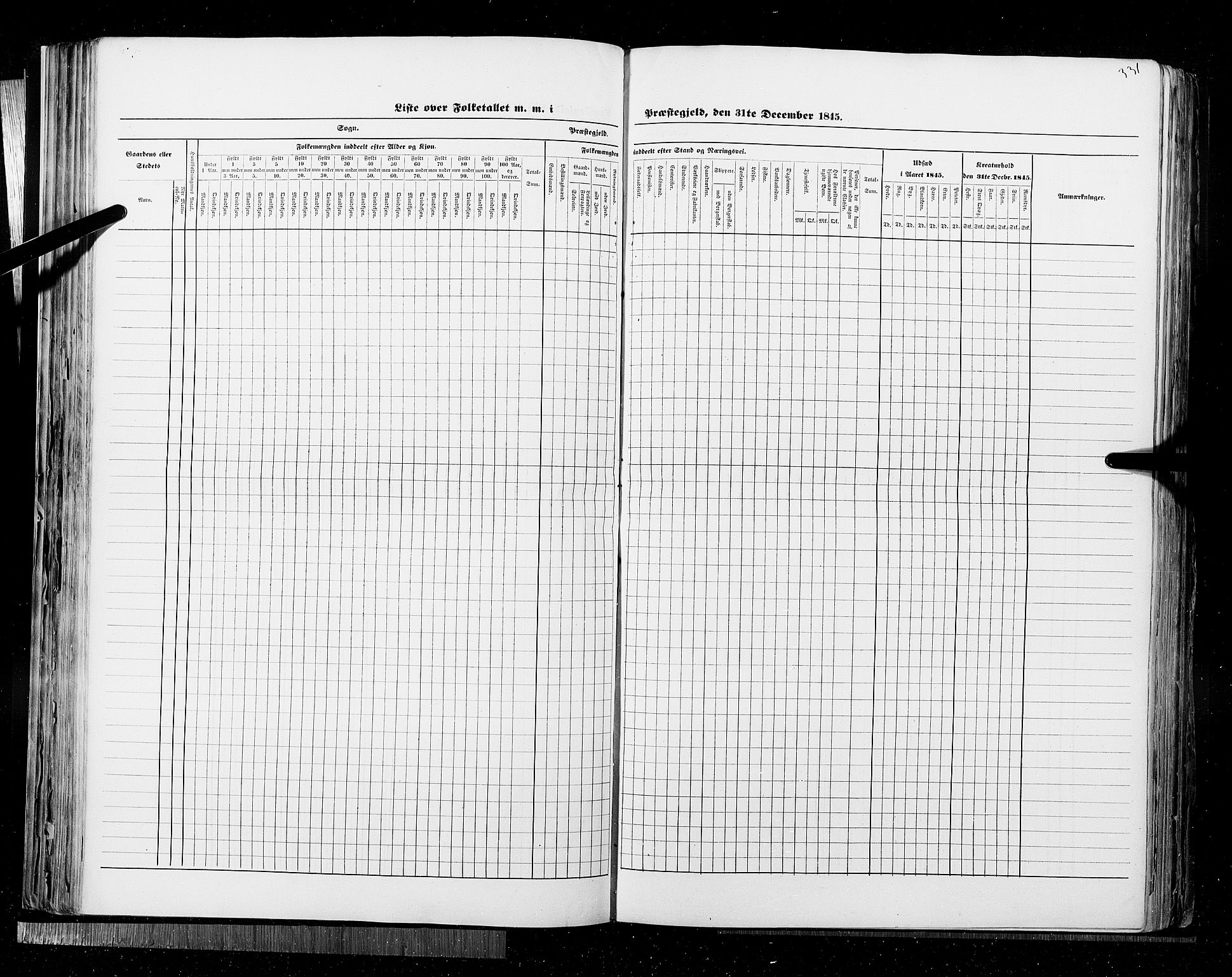 RA, Census 1845, vol. 9B: Nordland amt, 1845, p. 331