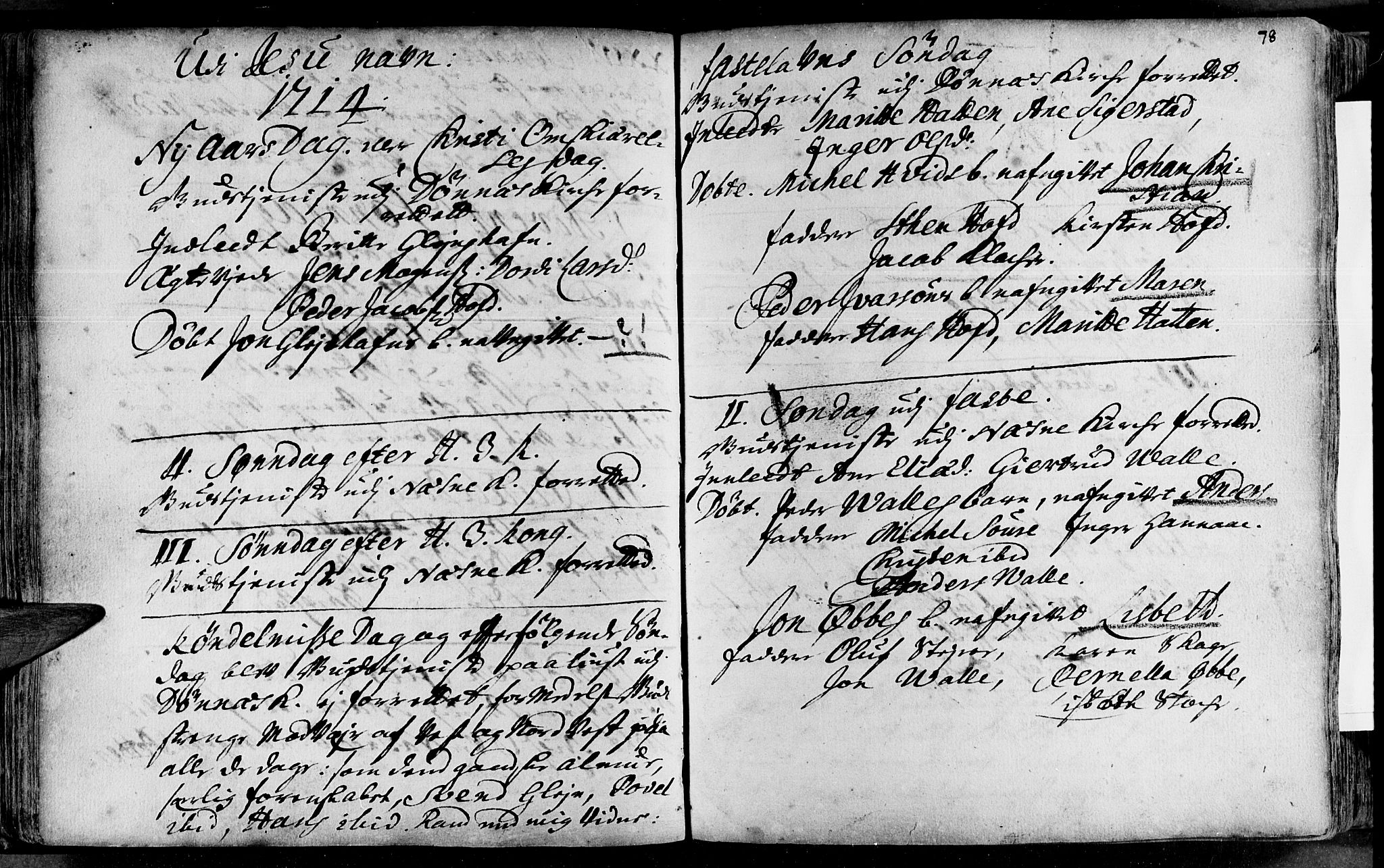 Ministerialprotokoller, klokkerbøker og fødselsregistre - Nordland, SAT/A-1459/838/L0542: Parish register (official) no. 838A01, 1704-1737, p. 78