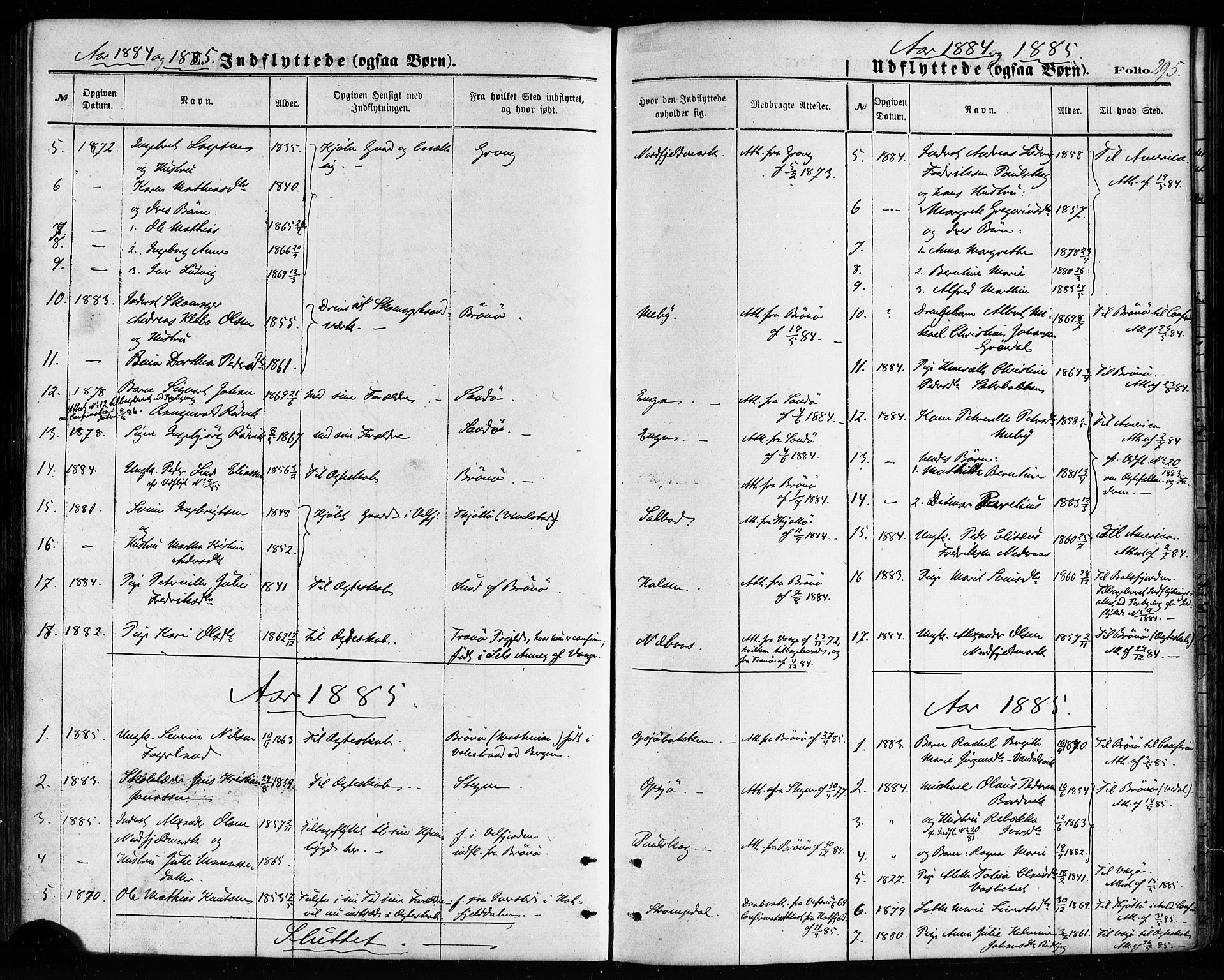 Ministerialprotokoller, klokkerbøker og fødselsregistre - Nordland, AV/SAT-A-1459/814/L0225: Parish register (official) no. 814A06, 1875-1885, p. 295