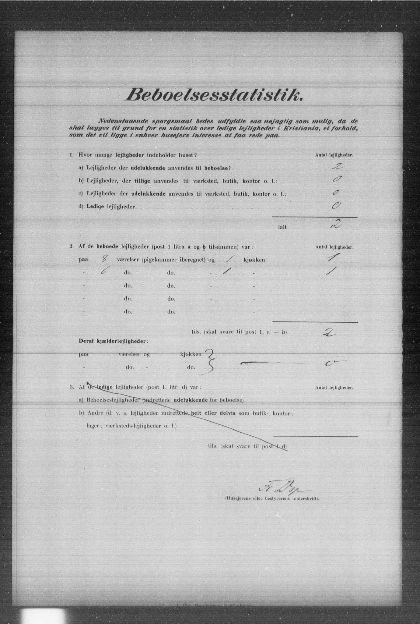 OBA, Municipal Census 1902 for Kristiania, 1902, p. 182