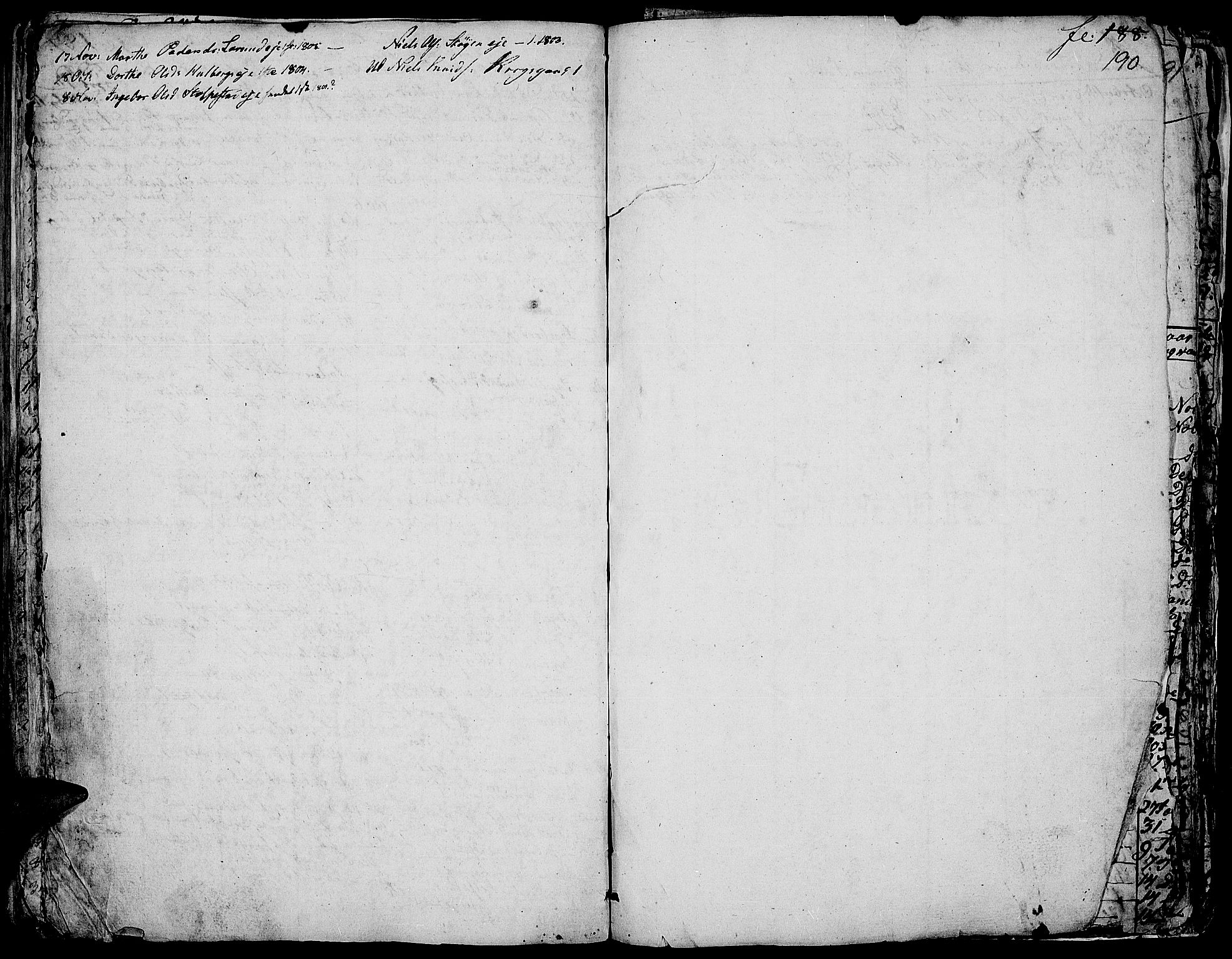 Ringsaker prestekontor, SAH/PREST-014/K/Ka/L0004: Parish register (official) no. 4, 1799-1814, p. 190
