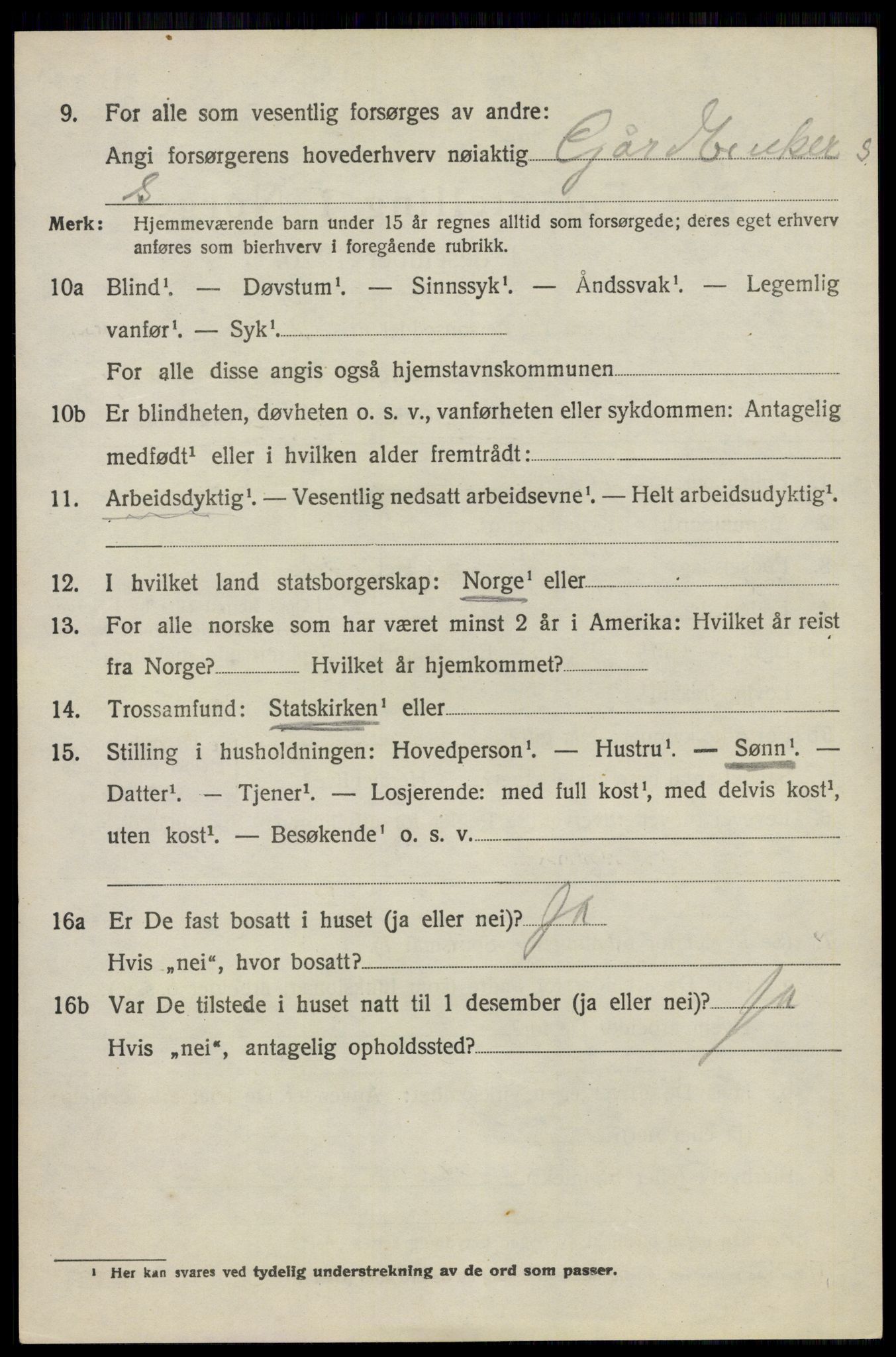 SAO, 1920 census for Ås, 1920, p. 7995