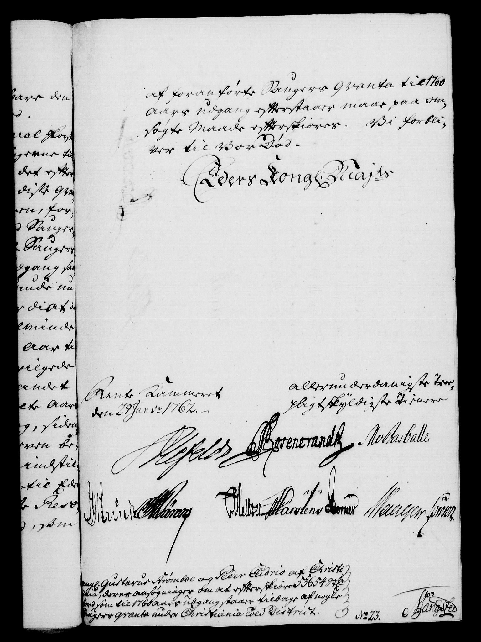 Rentekammeret, Kammerkanselliet, AV/RA-EA-3111/G/Gf/Gfa/L0044: Norsk relasjons- og resolusjonsprotokoll (merket RK 52.44), 1762, p. 76