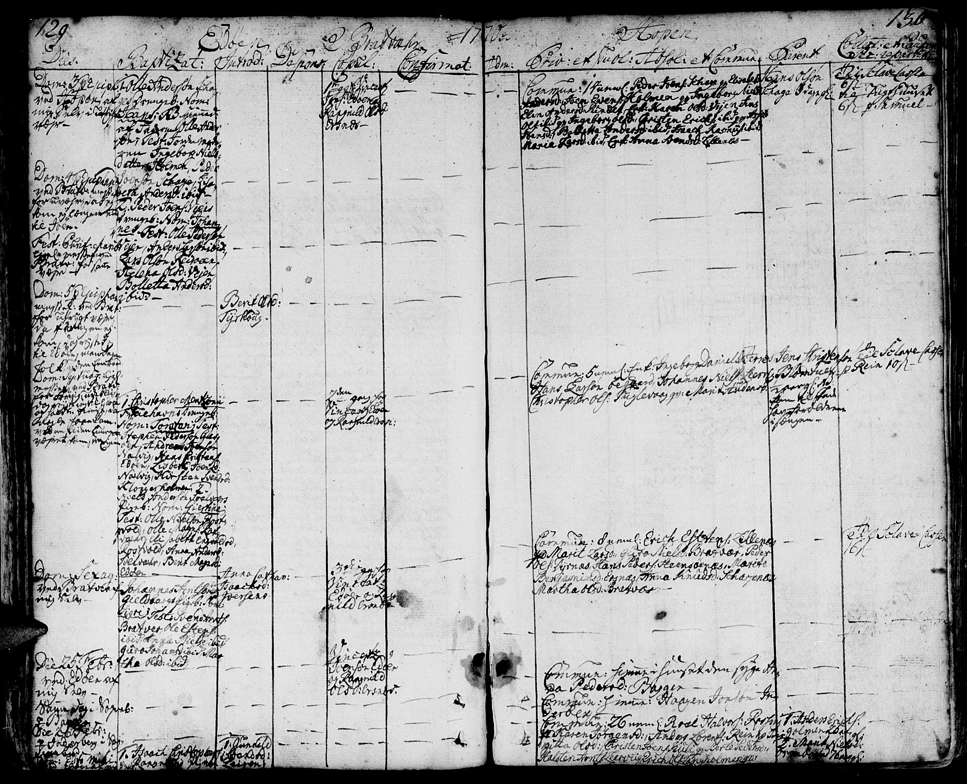 Ministerialprotokoller, klokkerbøker og fødselsregistre - Møre og Romsdal, AV/SAT-A-1454/581/L0932: Parish register (official) no. 581A02, 1767-1823, p. 129-130