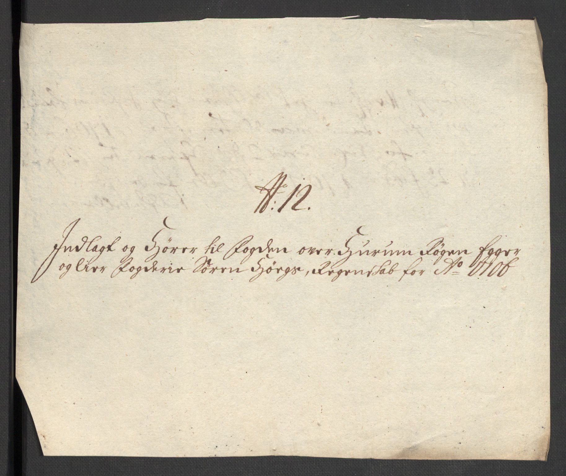 Rentekammeret inntil 1814, Reviderte regnskaper, Fogderegnskap, AV/RA-EA-4092/R30/L1701: Fogderegnskap Hurum, Røyken, Eiker og Lier, 1706-1707, p. 183