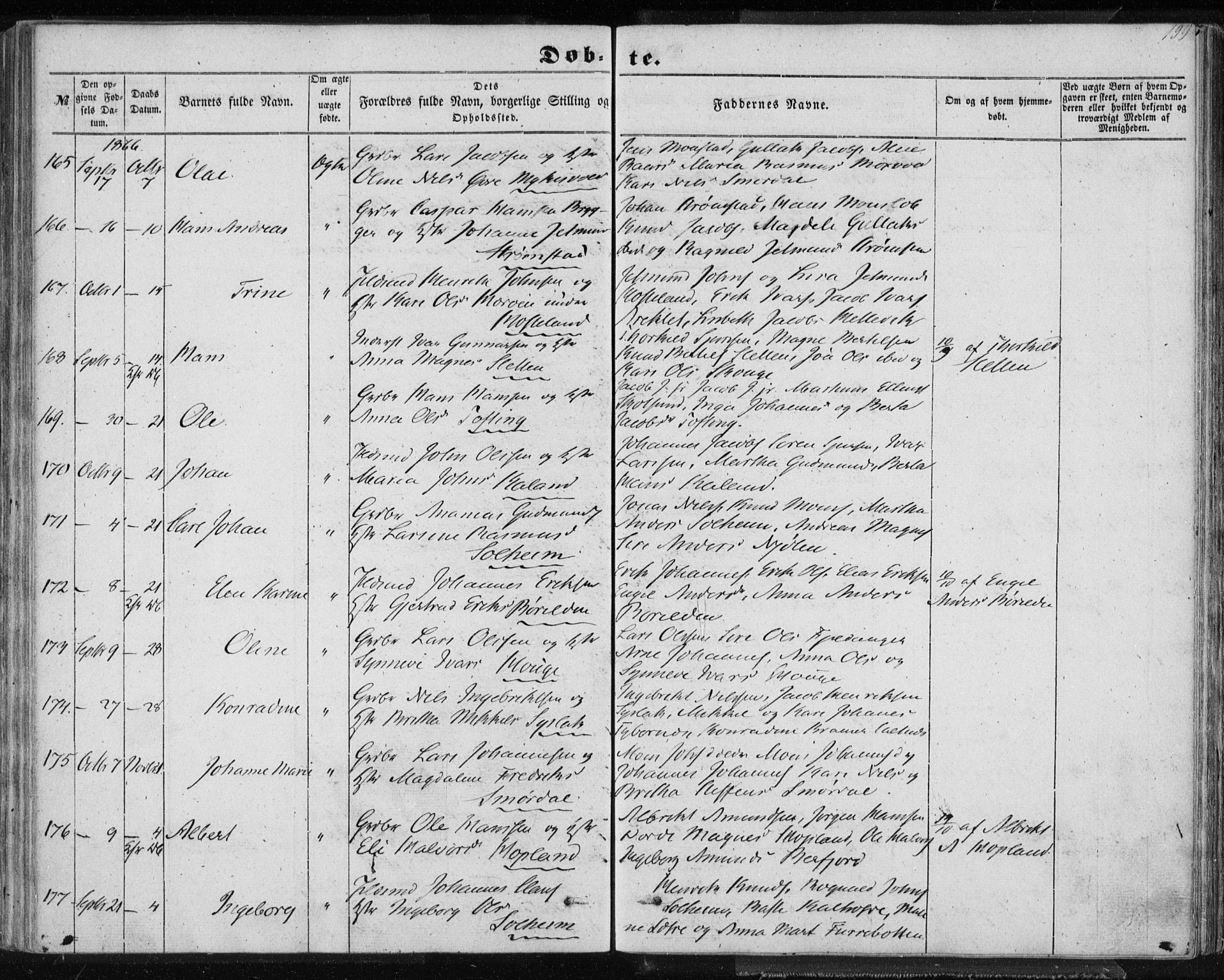 Lindås Sokneprestembete, AV/SAB-A-76701/H/Haa/Haaa/L0011: Parish register (official) no. A 11, 1854-1869, p. 199