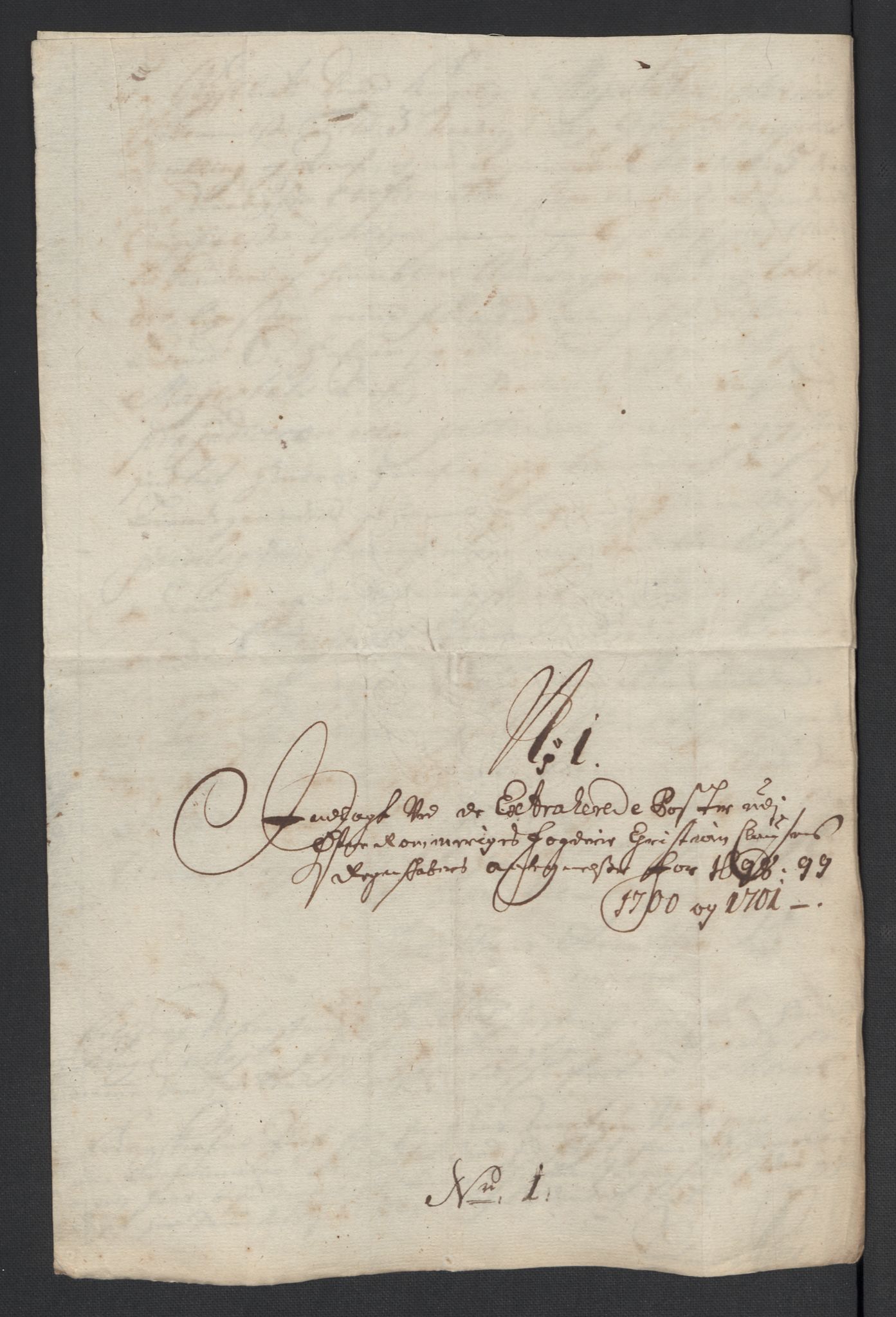 Rentekammeret inntil 1814, Reviderte regnskaper, Fogderegnskap, AV/RA-EA-4092/R12/L0715: Fogderegnskap Øvre Romerike, 1698-1701, p. 155