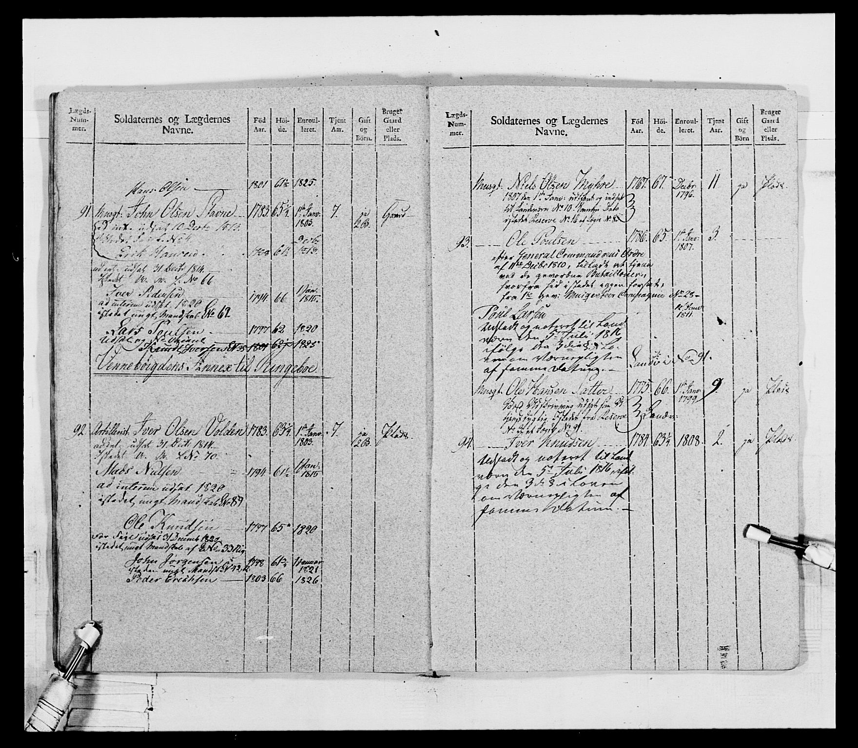 Generalitets- og kommissariatskollegiet, Det kongelige norske kommissariatskollegium, AV/RA-EA-5420/E/Eh/L0069: Opplandske gevorbne infanteriregiment, 1810-1818, p. 133