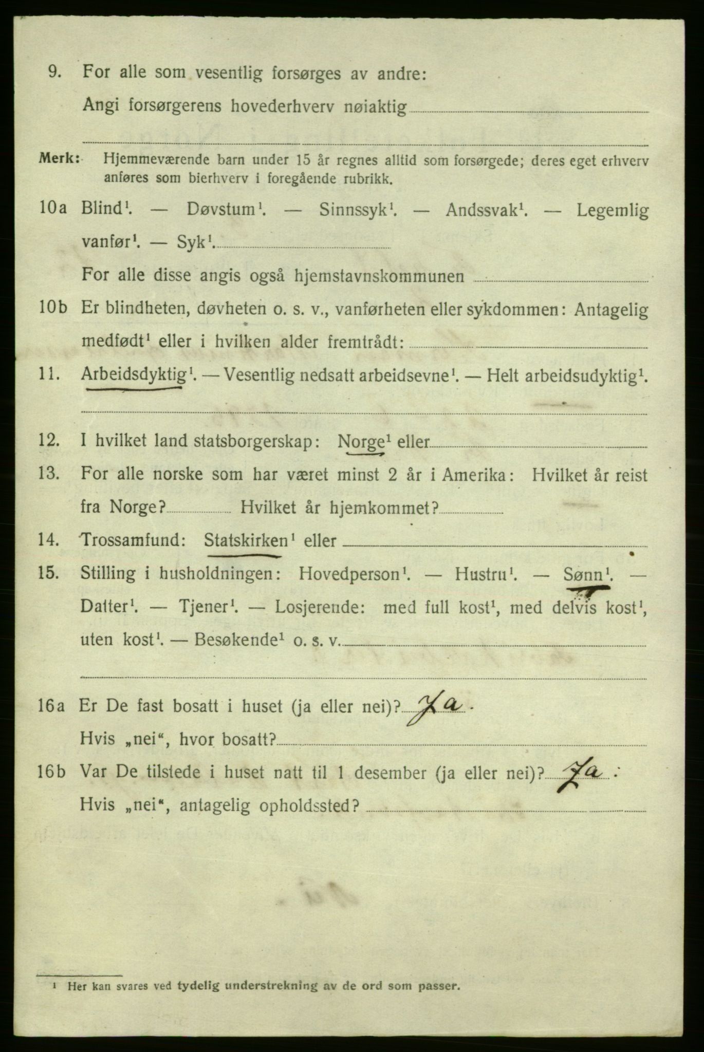 SAO, 1920 census for Fredrikshald, 1920, p. 19890