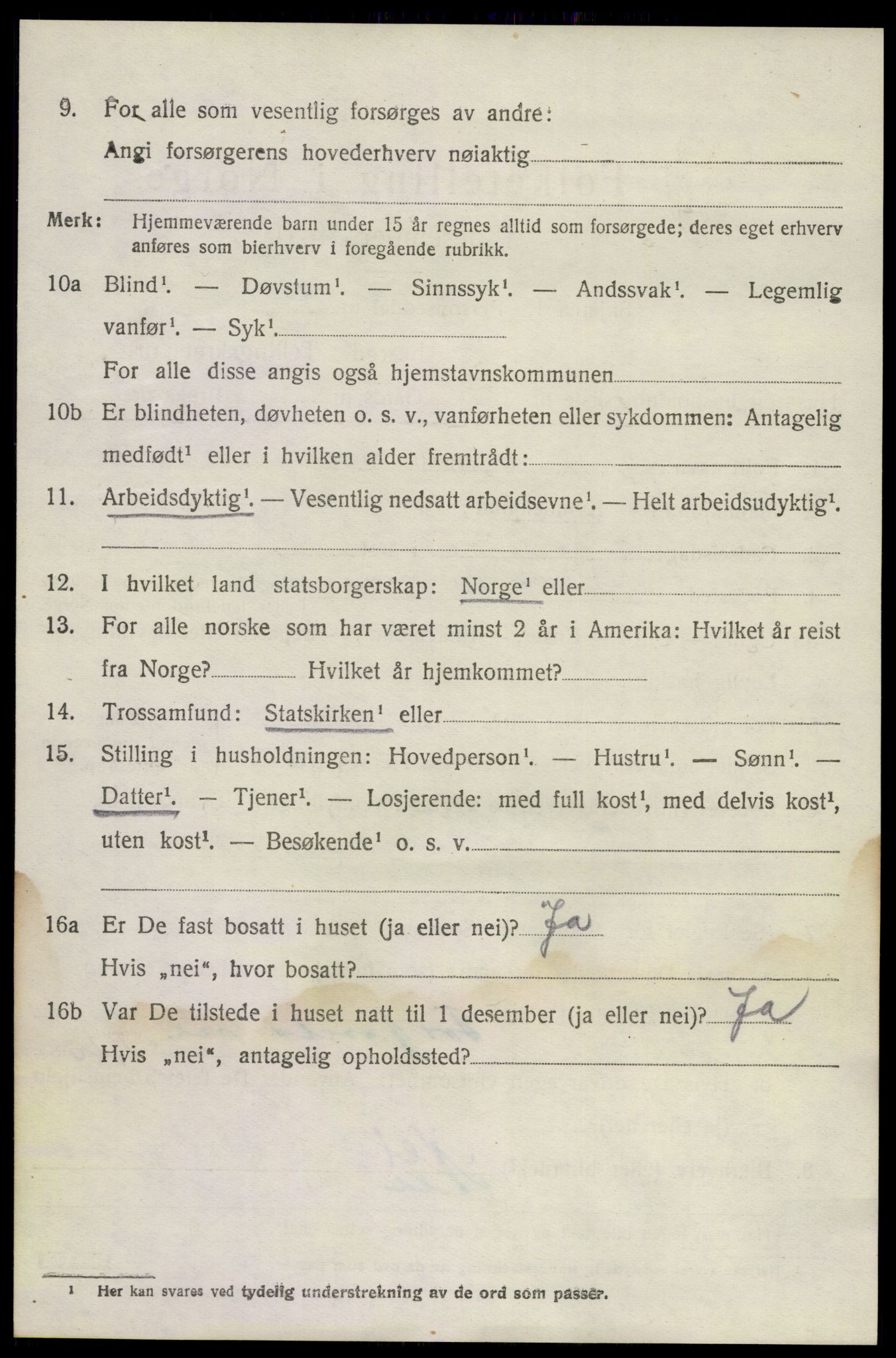 SAKO, 1920 census for Brunlanes, 1920, p. 7148