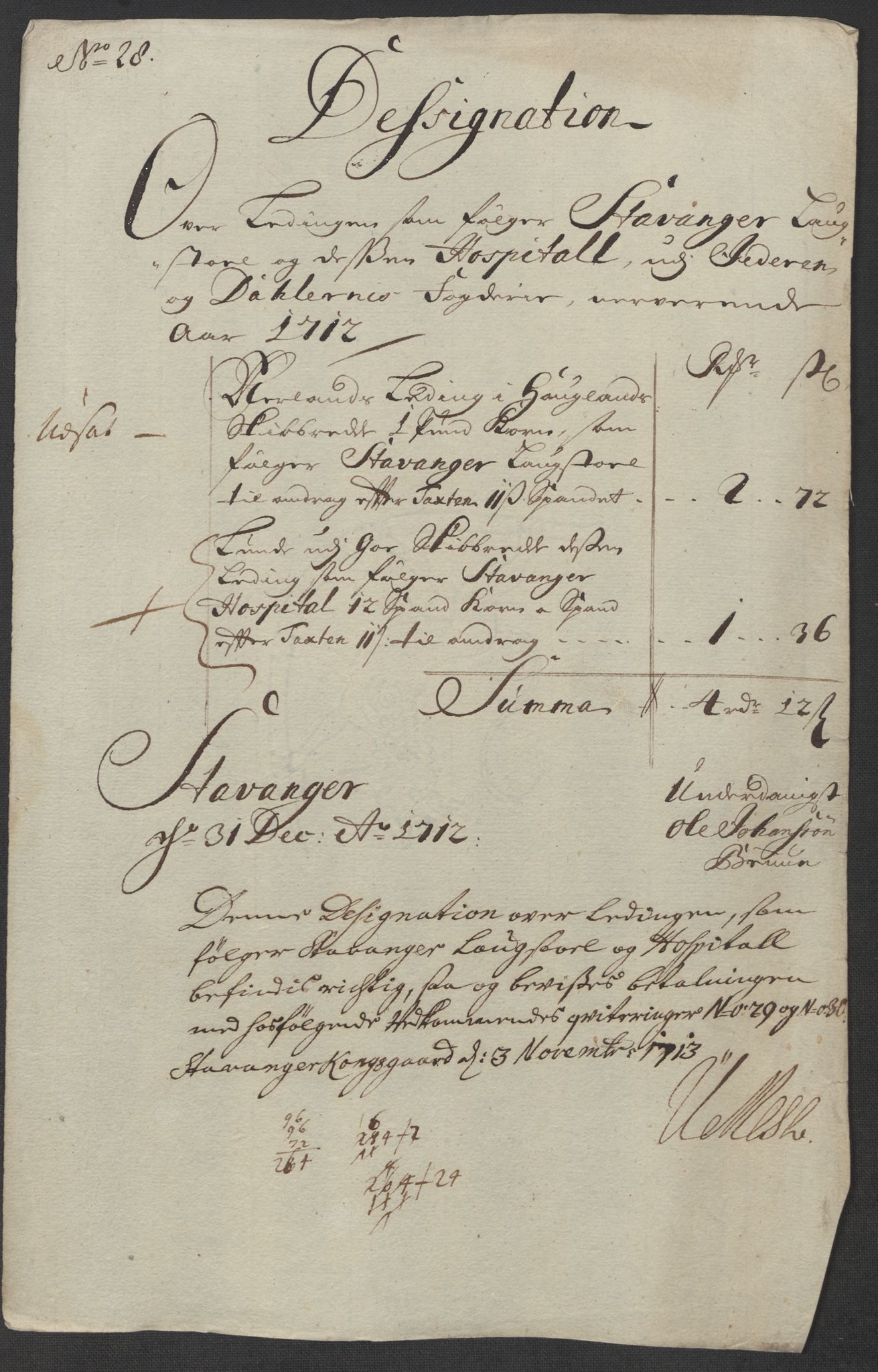 Rentekammeret inntil 1814, Reviderte regnskaper, Fogderegnskap, AV/RA-EA-4092/R46/L2737: Fogderegnskap Jæren og Dalane, 1712, p. 259