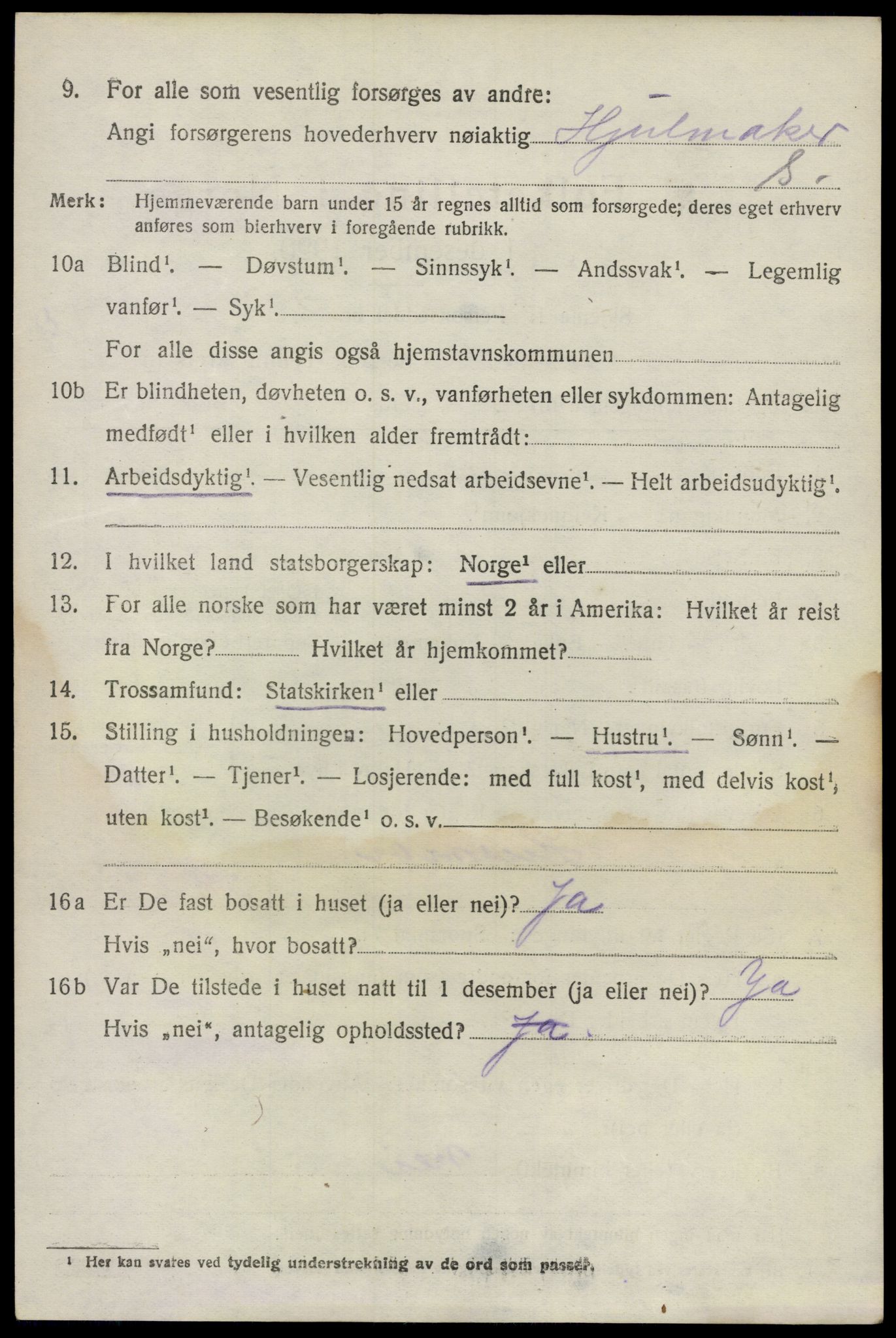 SAO, 1920 census for Bærum, 1920, p. 30385