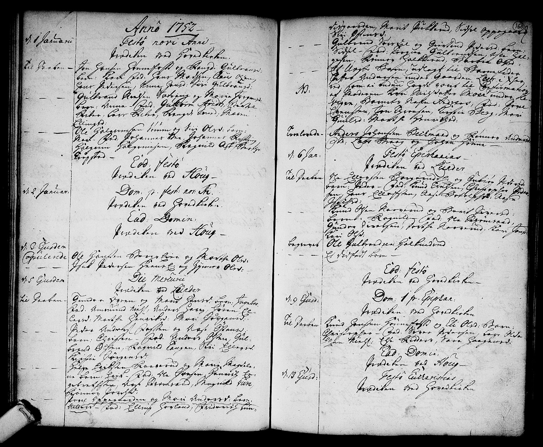 Norderhov kirkebøker, SAKO/A-237/F/Fa/L0003a: Parish register (official) no. 3, 1740-1757, p. 160