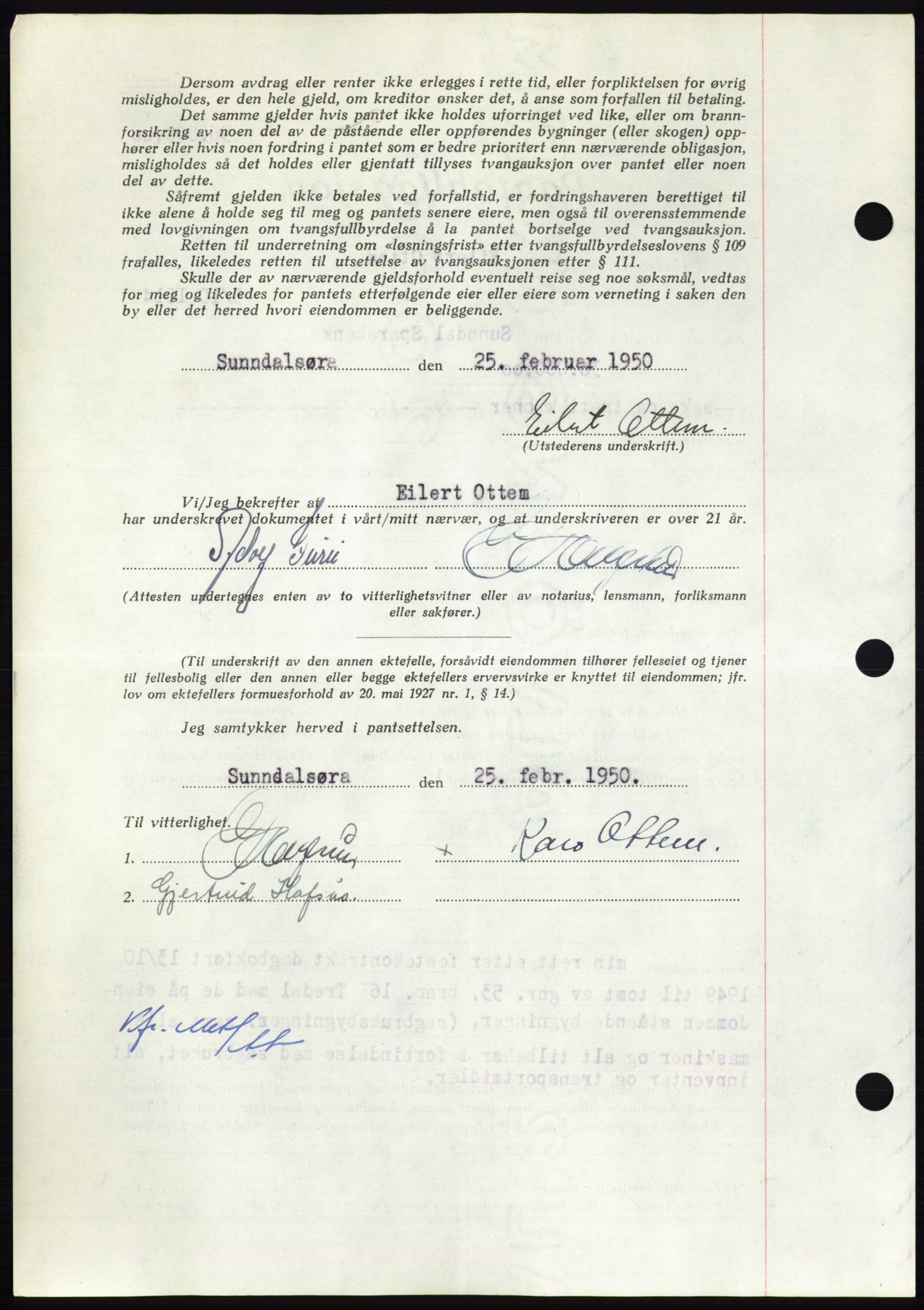 Nordmøre sorenskriveri, AV/SAT-A-4132/1/2/2Ca: Mortgage book no. B104, 1950-1950, Diary no: : 1081/1950