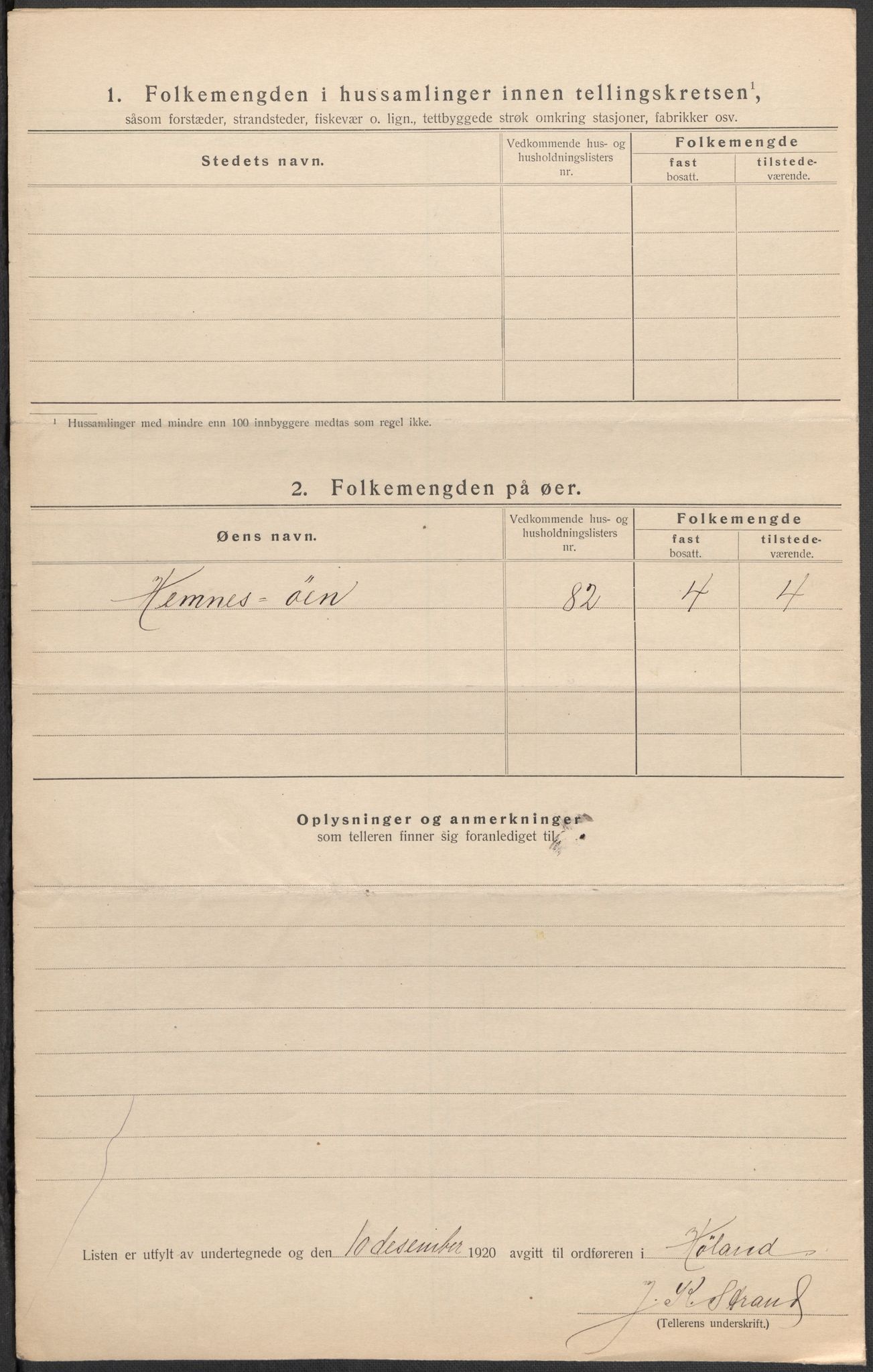 SAO, 1920 census for Høland, 1920, p. 54