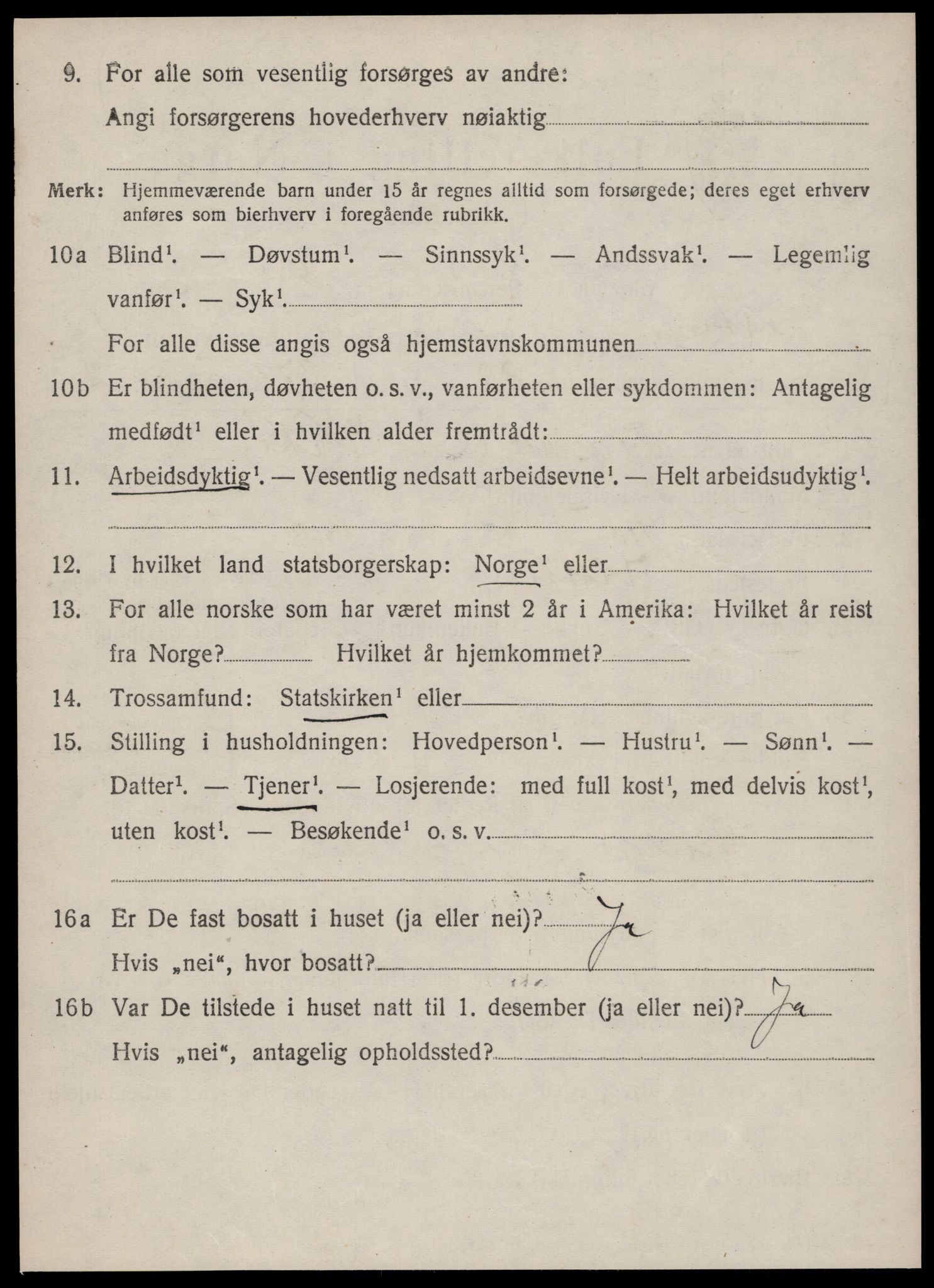 SAT, 1920 census for Vestnes, 1920, p. 1676