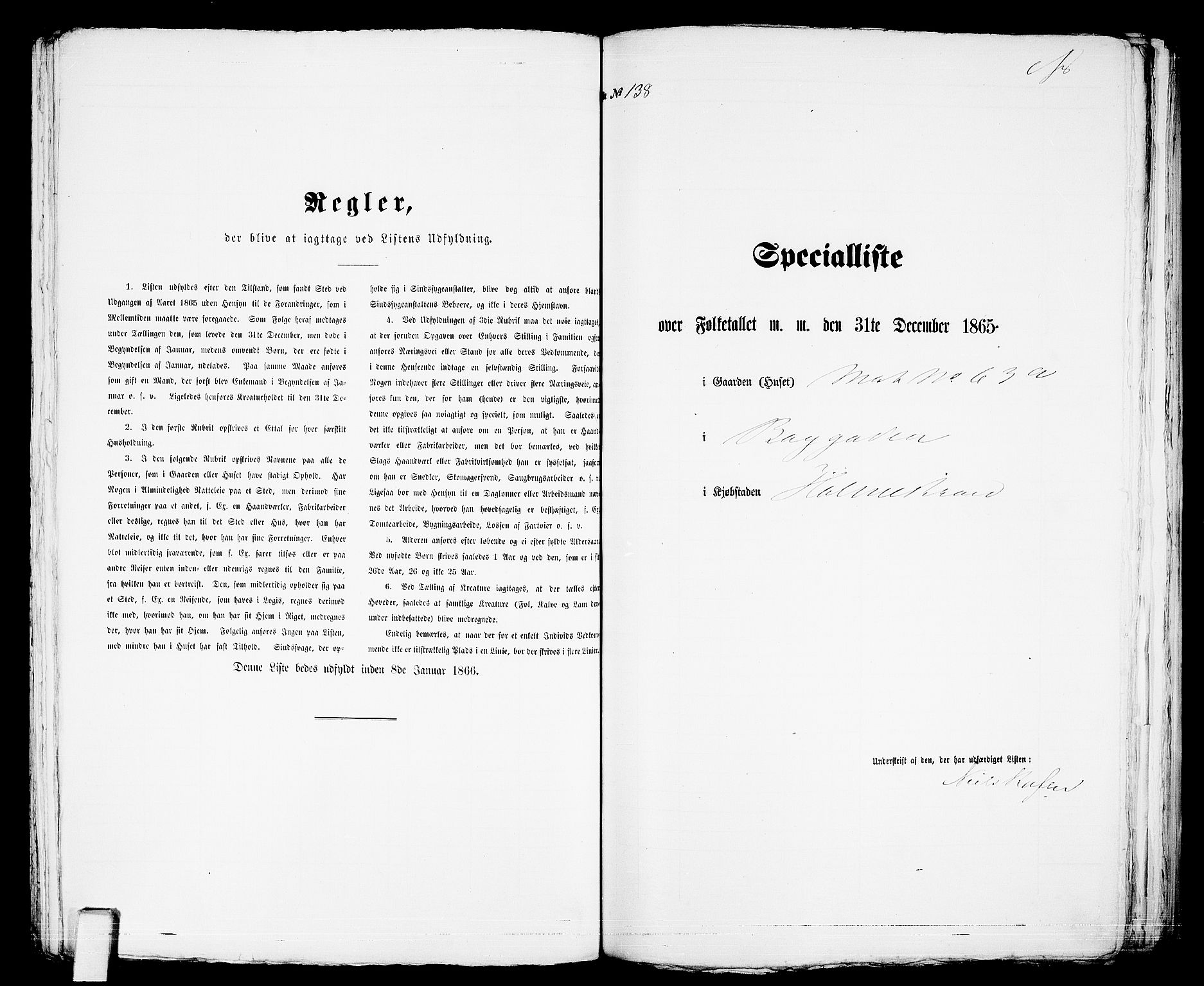 RA, 1865 census for Botne/Holmestrand, 1865, p. 283