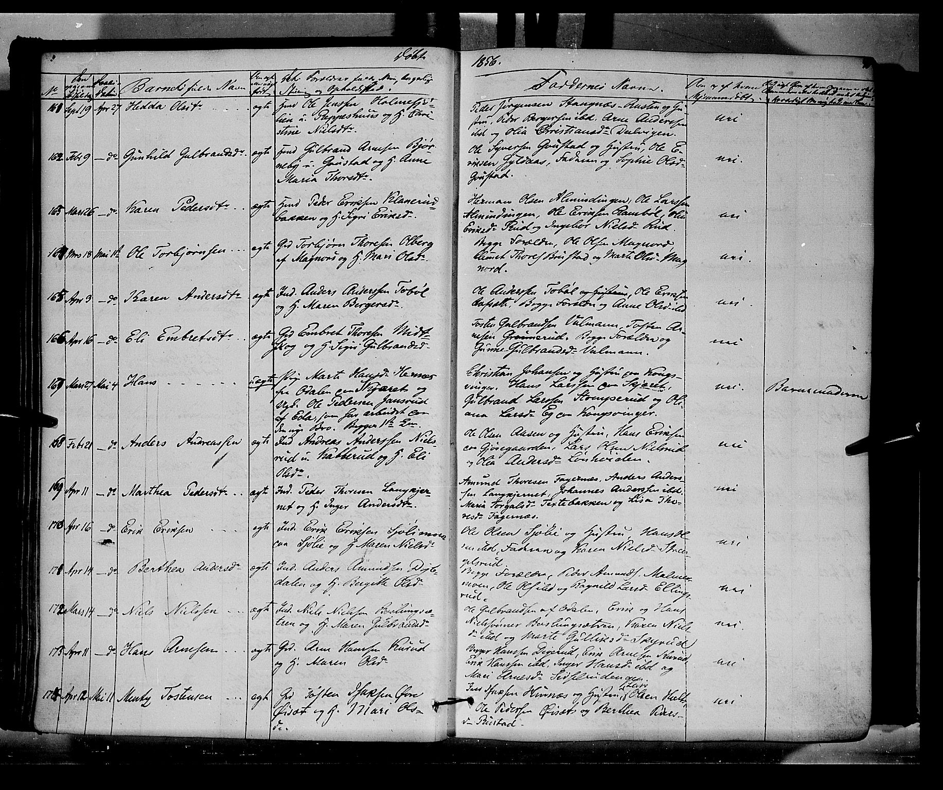 Vinger prestekontor, SAH/PREST-024/H/Ha/Haa/L0010: Parish register (official) no. 10, 1855-1861, p. 40
