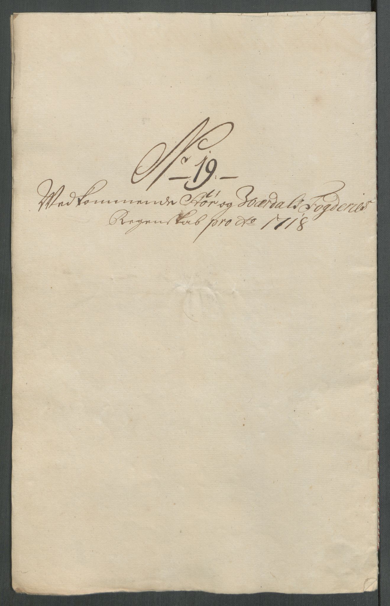 Rentekammeret inntil 1814, Reviderte regnskaper, Fogderegnskap, RA/EA-4092/R62/L4208: Fogderegnskap Stjørdal og Verdal, 1718, p. 231