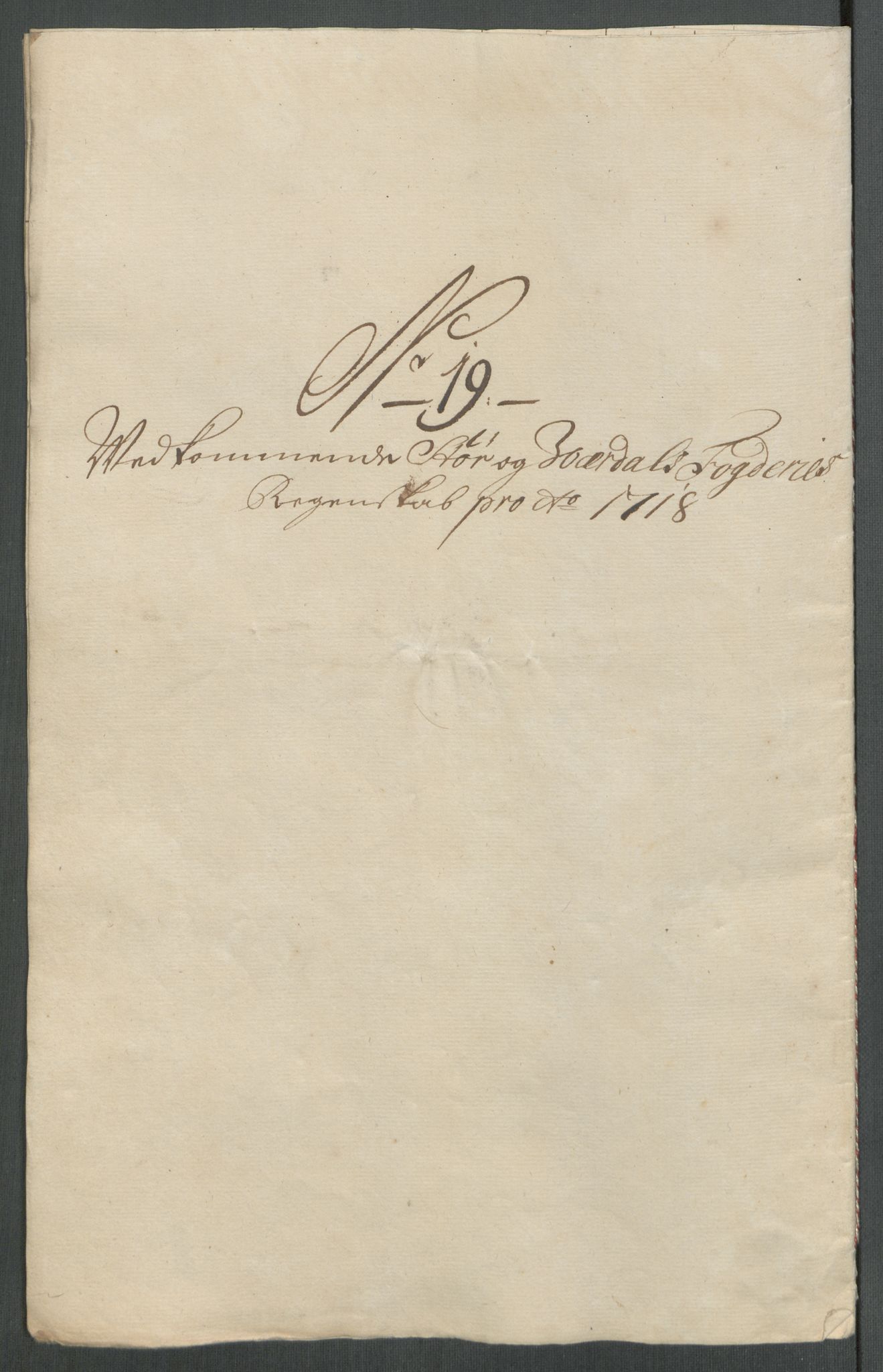 Rentekammeret inntil 1814, Reviderte regnskaper, Fogderegnskap, AV/RA-EA-4092/R62/L4208: Fogderegnskap Stjørdal og Verdal, 1718, p. 231