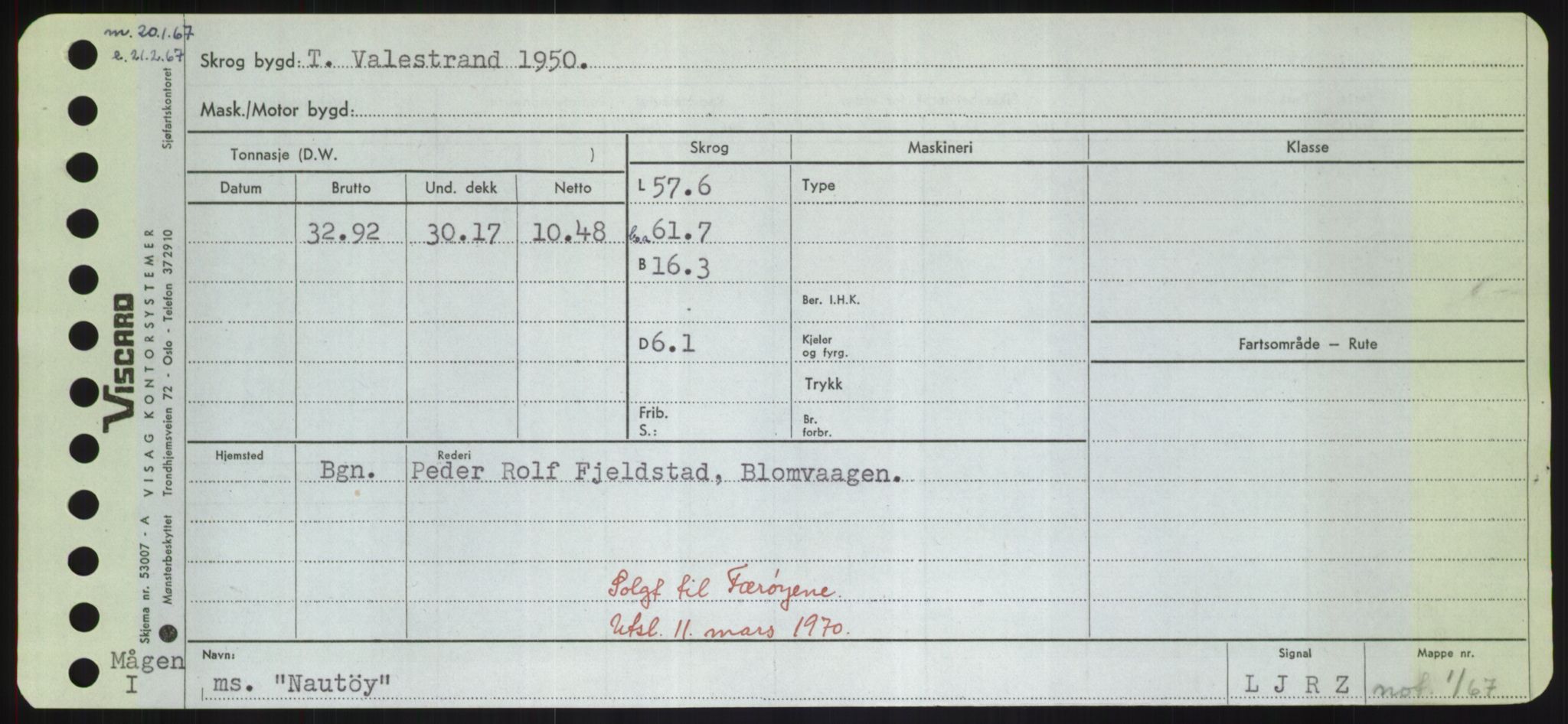 Sjøfartsdirektoratet med forløpere, Skipsmålingen, RA/S-1627/H/Hd/L0026: Fartøy, N-Norhol, p. 75