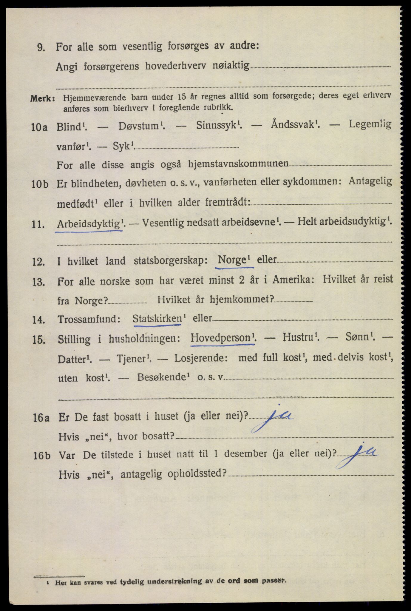 SAKO, 1920 census for Andebu, 1920, p. 2831