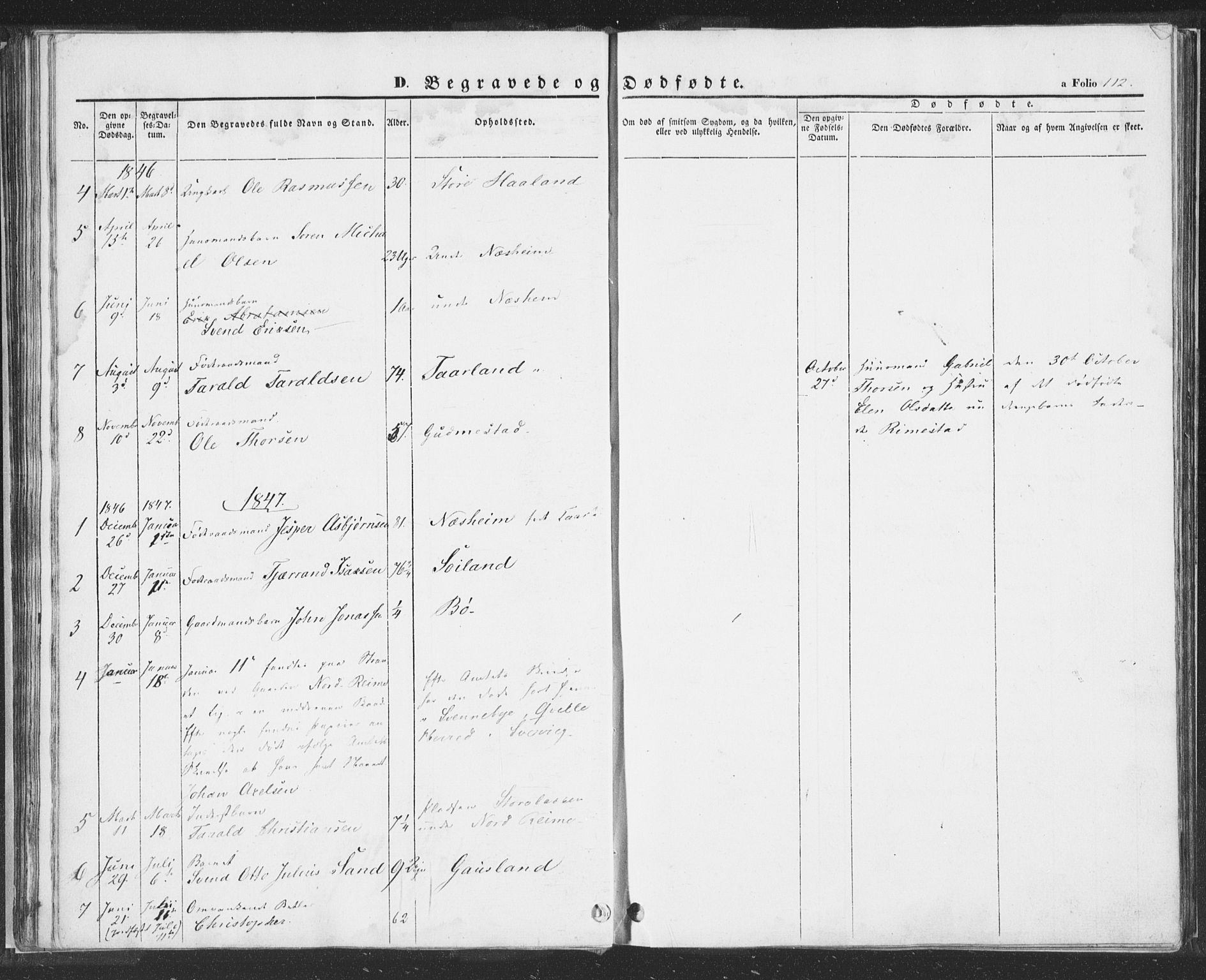 Hå sokneprestkontor, AV/SAST-A-101801/001/30BA/L0006: Parish register (official) no. A 5, 1842-1853, p. 112