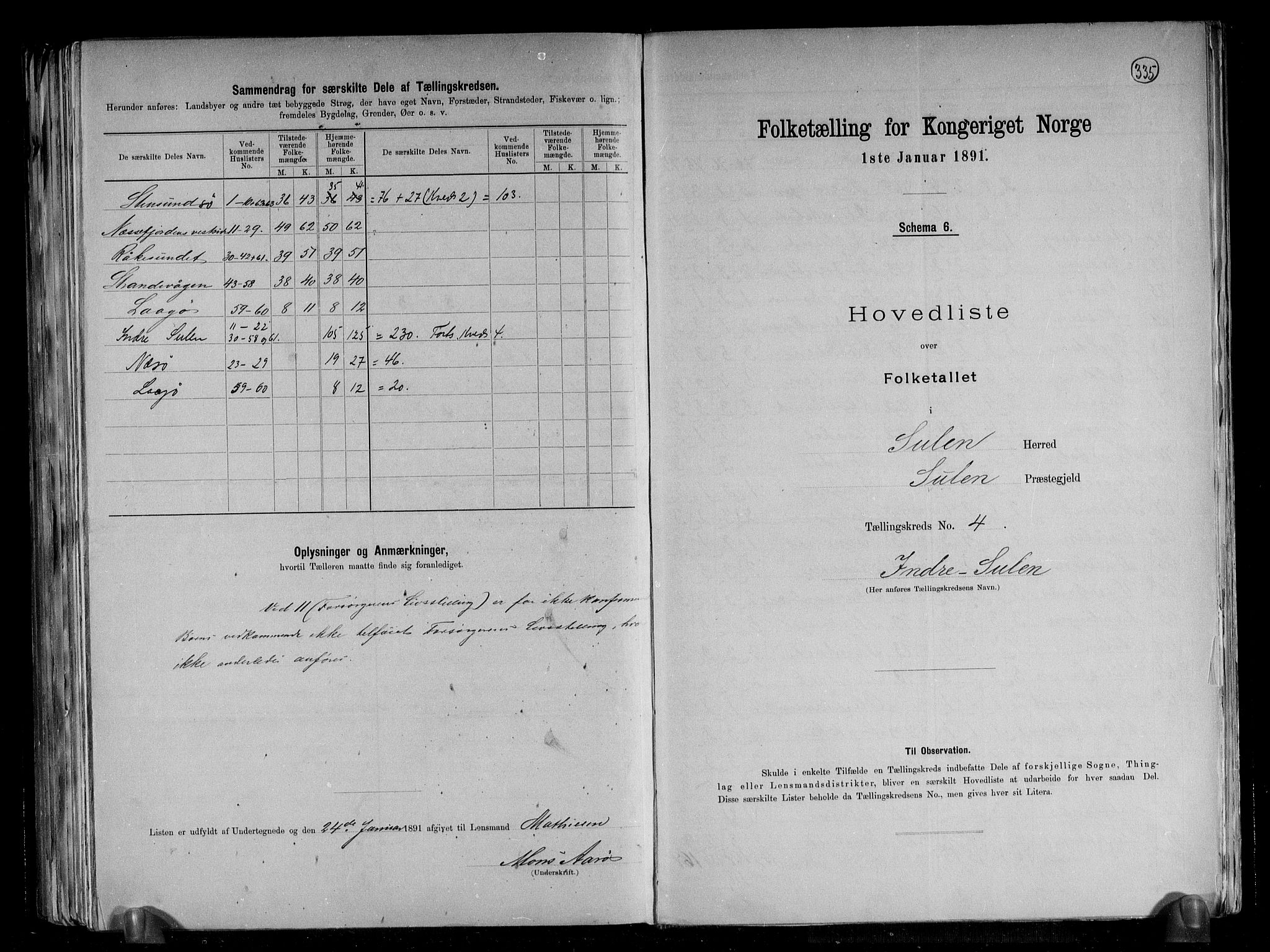 RA, 1891 census for 1412 Solund, 1891, p. 12