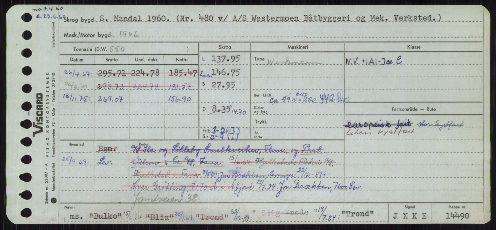 Sjøfartsdirektoratet med forløpere, Skipsmålingen, RA/S-1627/H/Ha/L0006/0001: Fartøy, Sver-Å / Fartøy, Sver-T, p. 735