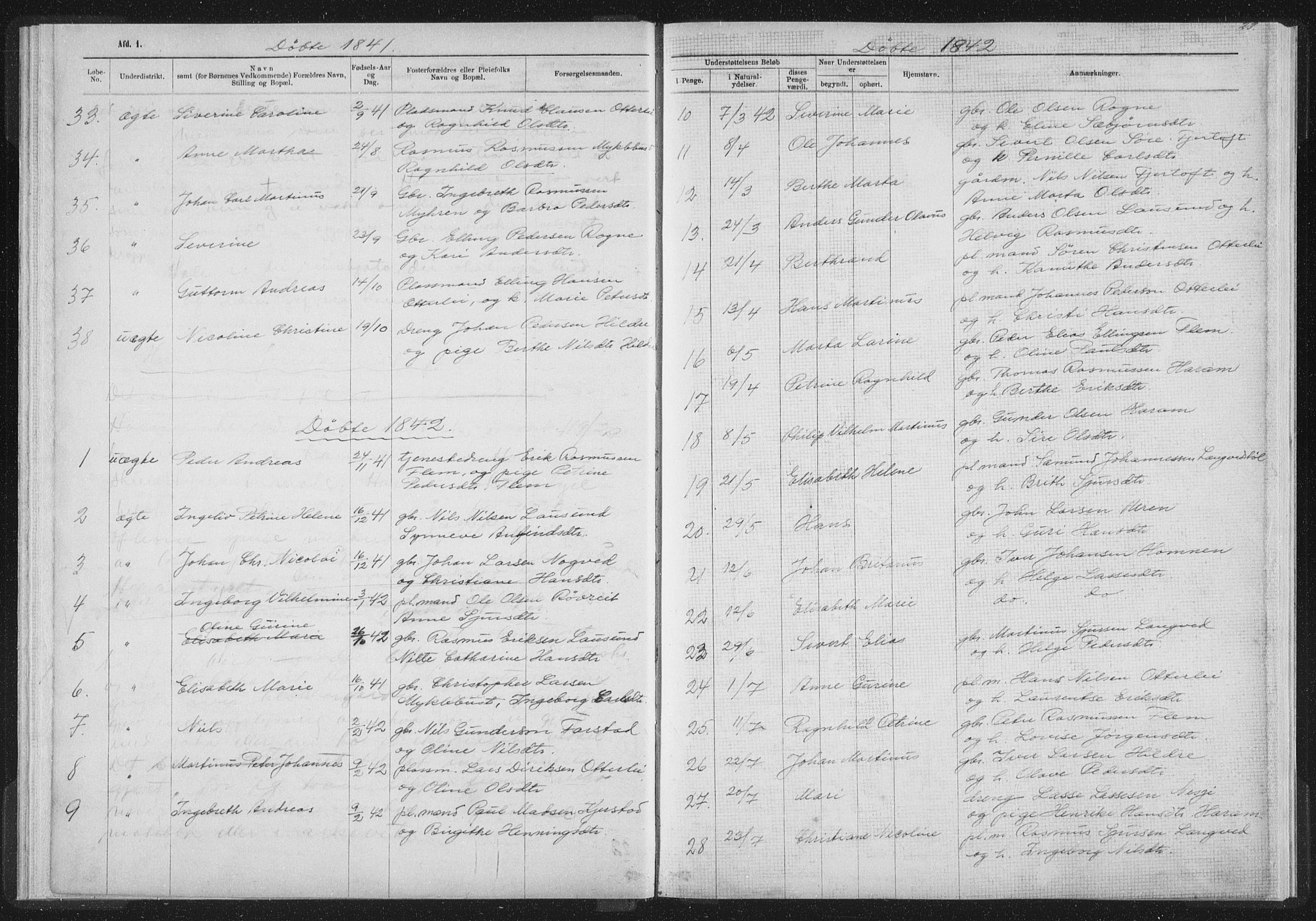 Ministerialprotokoller, klokkerbøker og fødselsregistre - Møre og Romsdal, SAT/A-1454/536/L0514: Parish register (official) no. 536D01, 1840-1875, p. 23