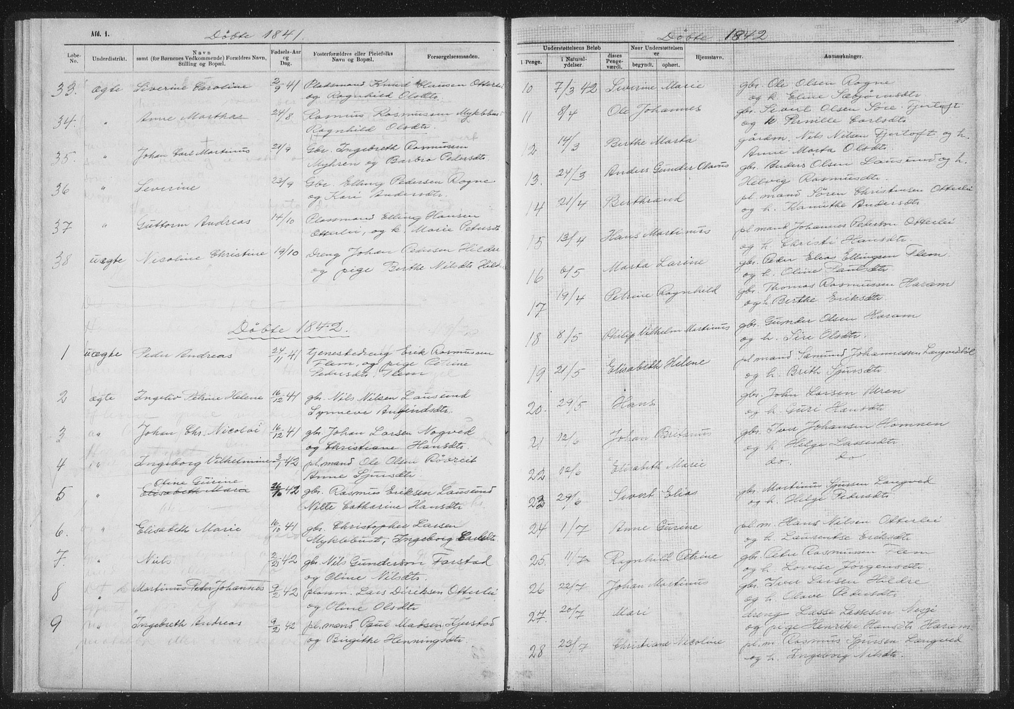 Ministerialprotokoller, klokkerbøker og fødselsregistre - Møre og Romsdal, AV/SAT-A-1454/536/L0514: Parish register (official) no. 536D01, 1840-1875, p. 23