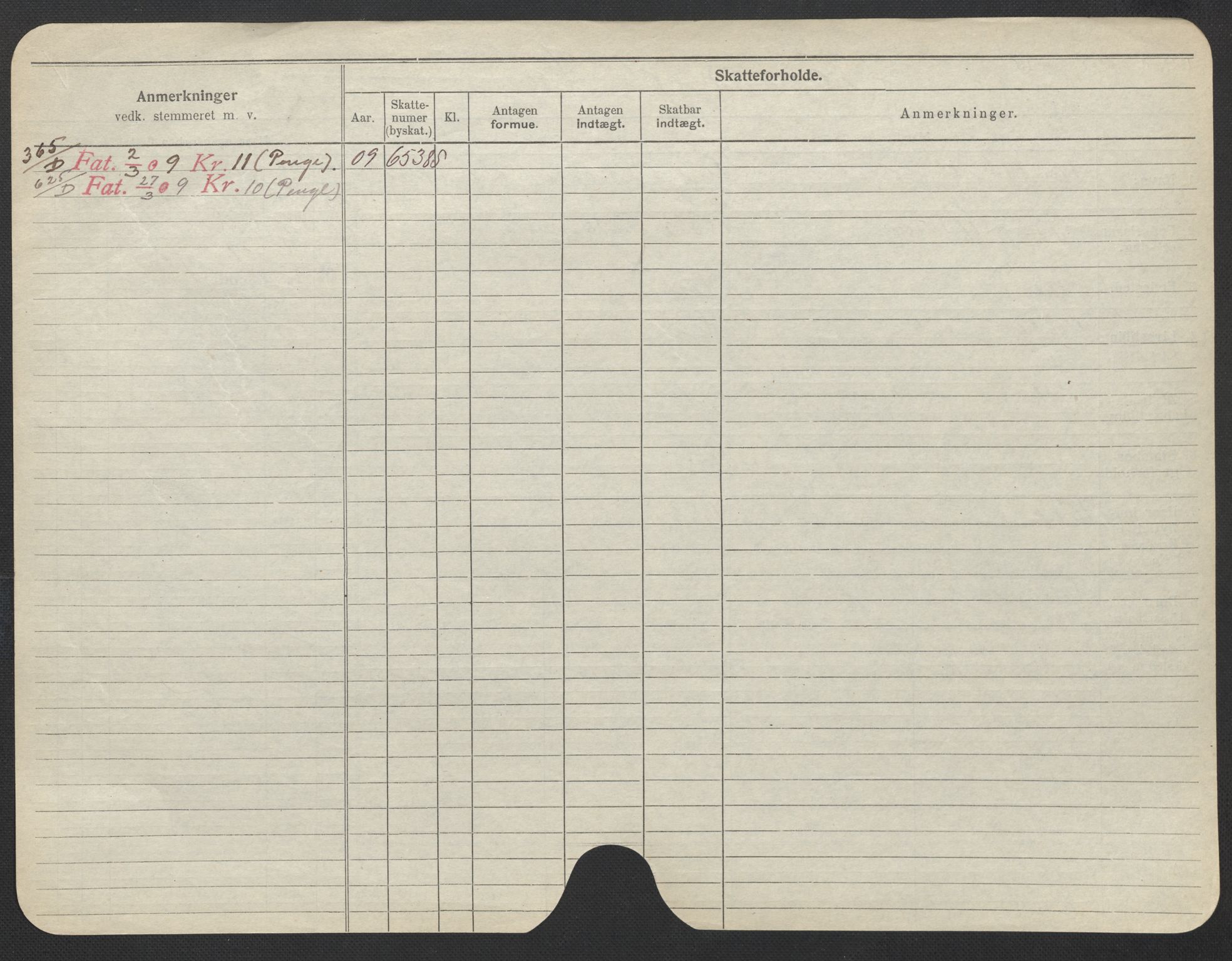 Oslo folkeregister, Registerkort, AV/SAO-A-11715/F/Fa/Fac/L0022: Kvinner, 1906-1914, p. 596b