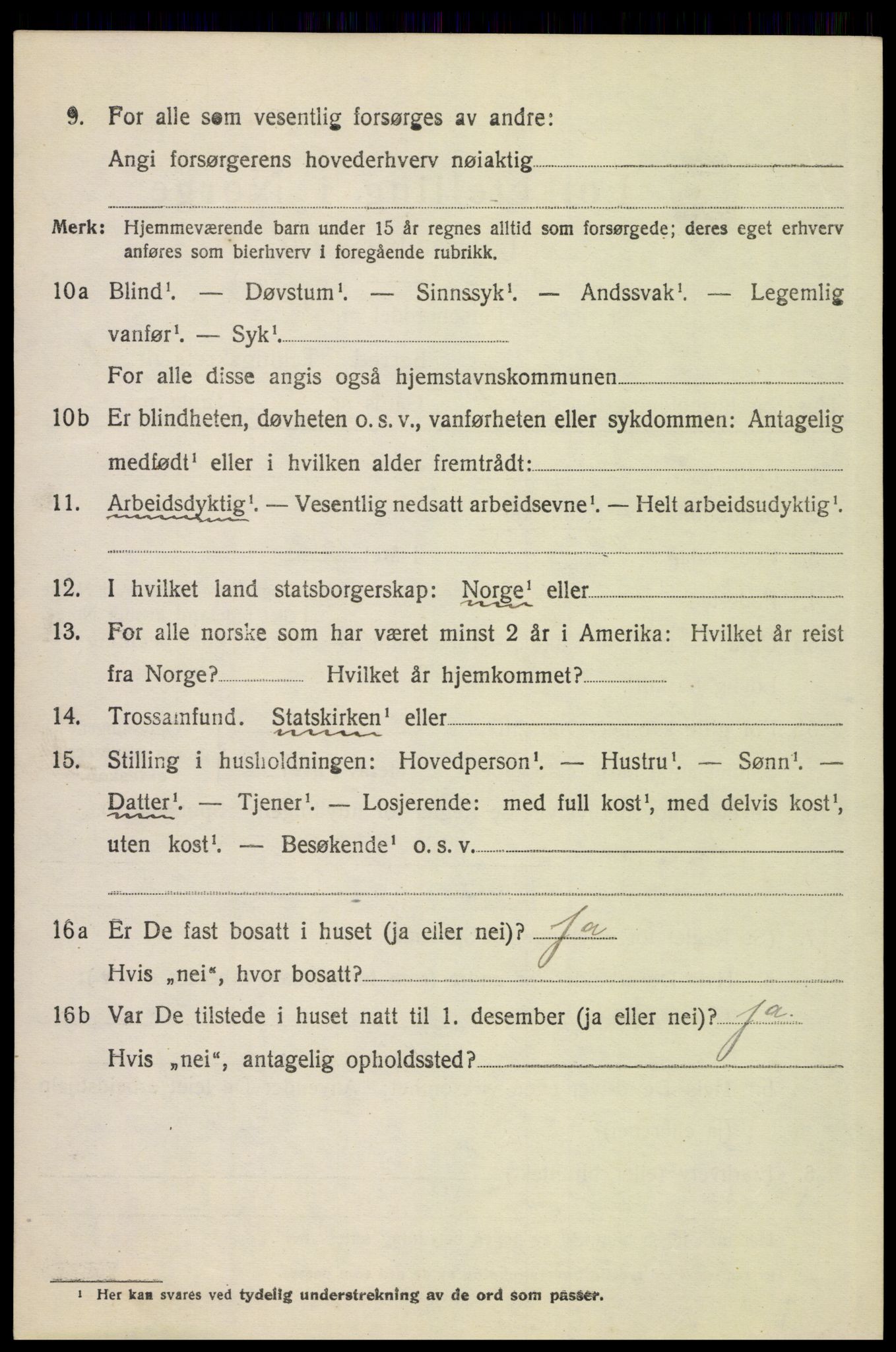 SAH, 1920 census for Grue, 1920, p. 5906