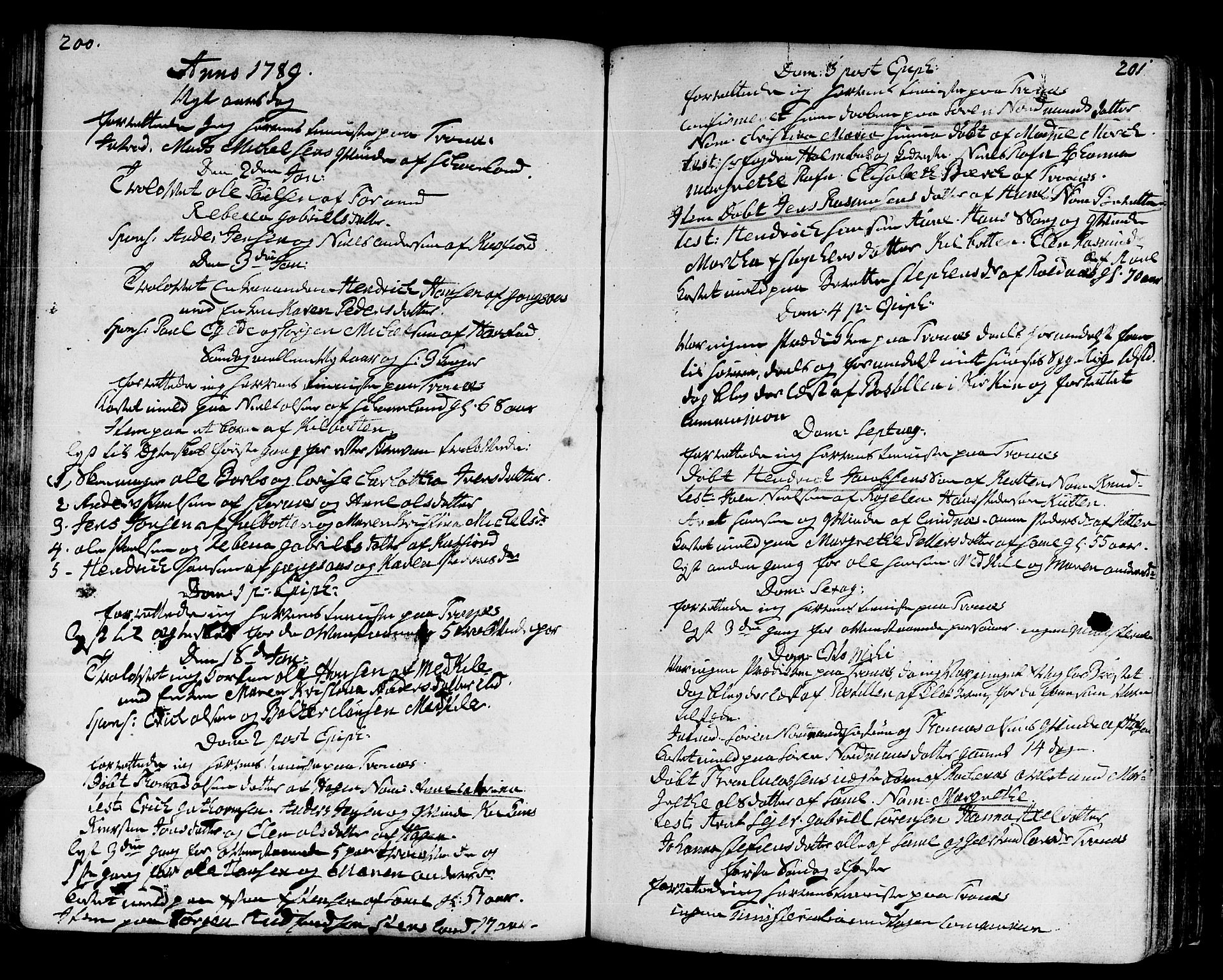 Trondenes sokneprestkontor, AV/SATØ-S-1319/H/Ha/L0003kirke: Parish register (official) no. 3, 1783-1803, p. 200-201