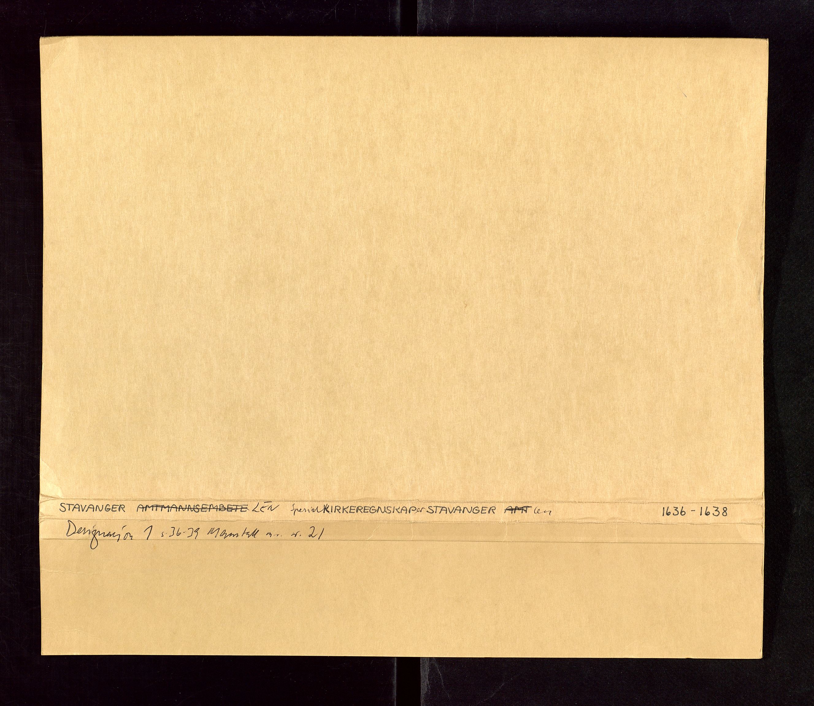 Stavanger len, AV/SAST-A-101870/Ob/L0020: Diverse, 1611-1640, p. 1