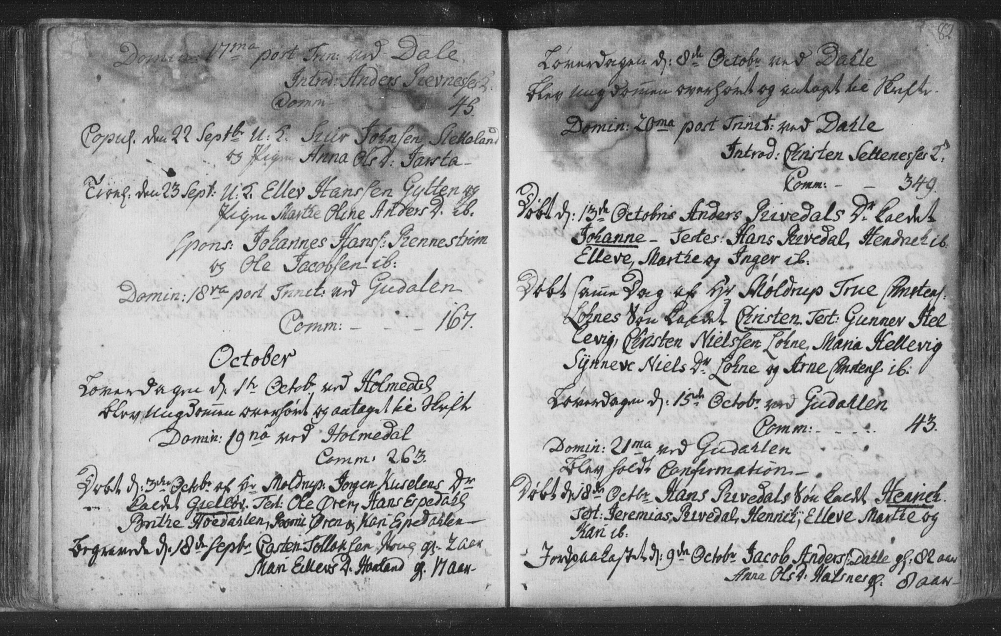 Fjaler sokneprestembete, AV/SAB-A-79801/H/Haa/Haaa/L0002: Parish register (official) no. A 2, 1779-1798, p. 82