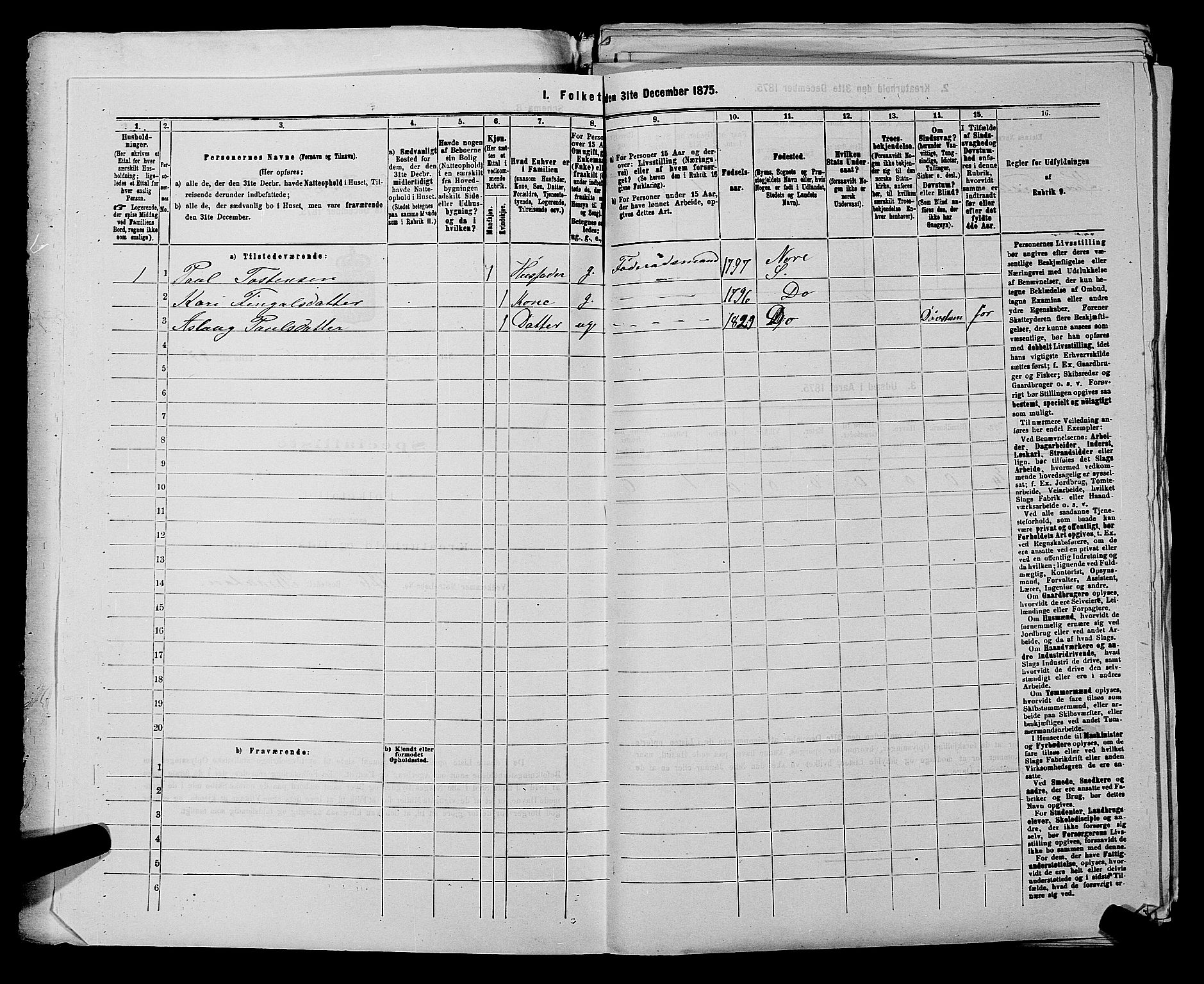 SAKO, 1875 census for 0633P Nore, 1875, p. 624