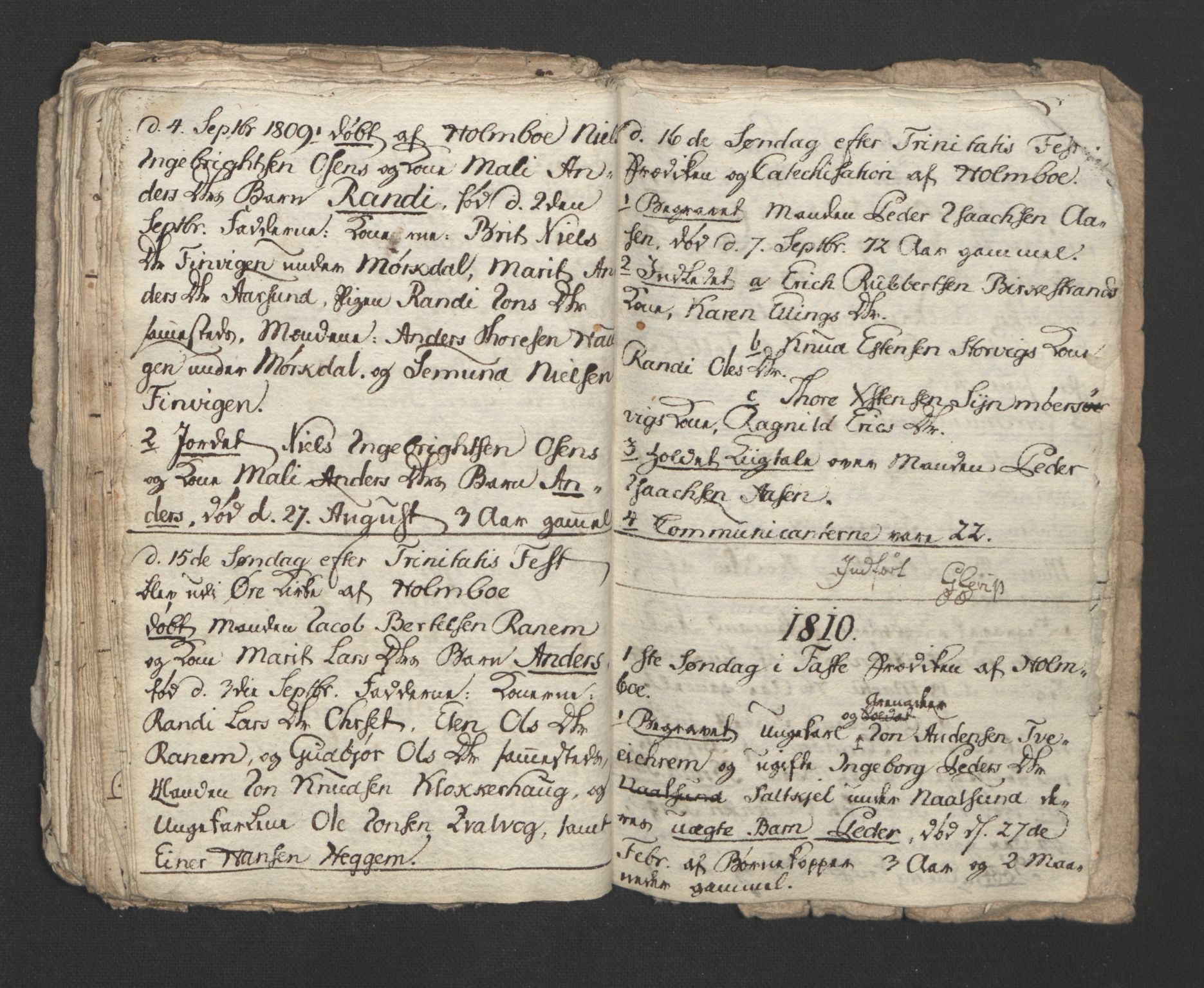 Ministerialprotokoller, klokkerbøker og fødselsregistre - Møre og Romsdal, AV/SAT-A-1454/573/L0874: Parish register (copy) no. 573C02, 1803-1811