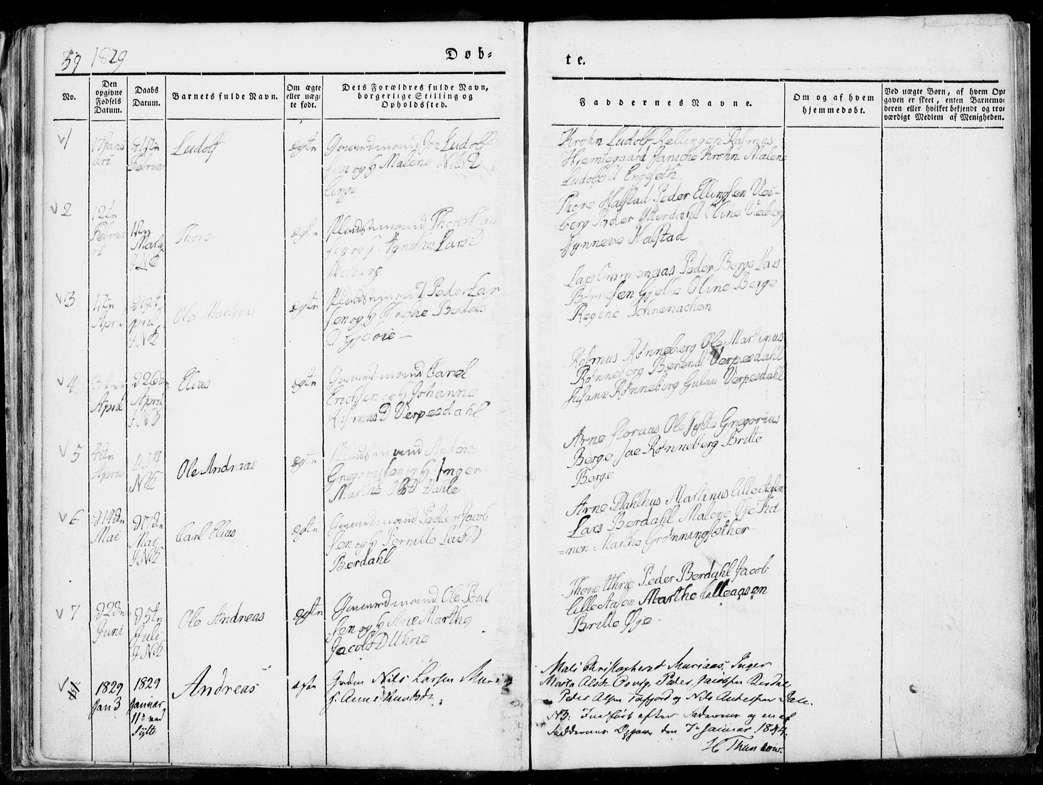 Ministerialprotokoller, klokkerbøker og fødselsregistre - Møre og Romsdal, AV/SAT-A-1454/519/L0247: Parish register (official) no. 519A06, 1827-1846, p. 59