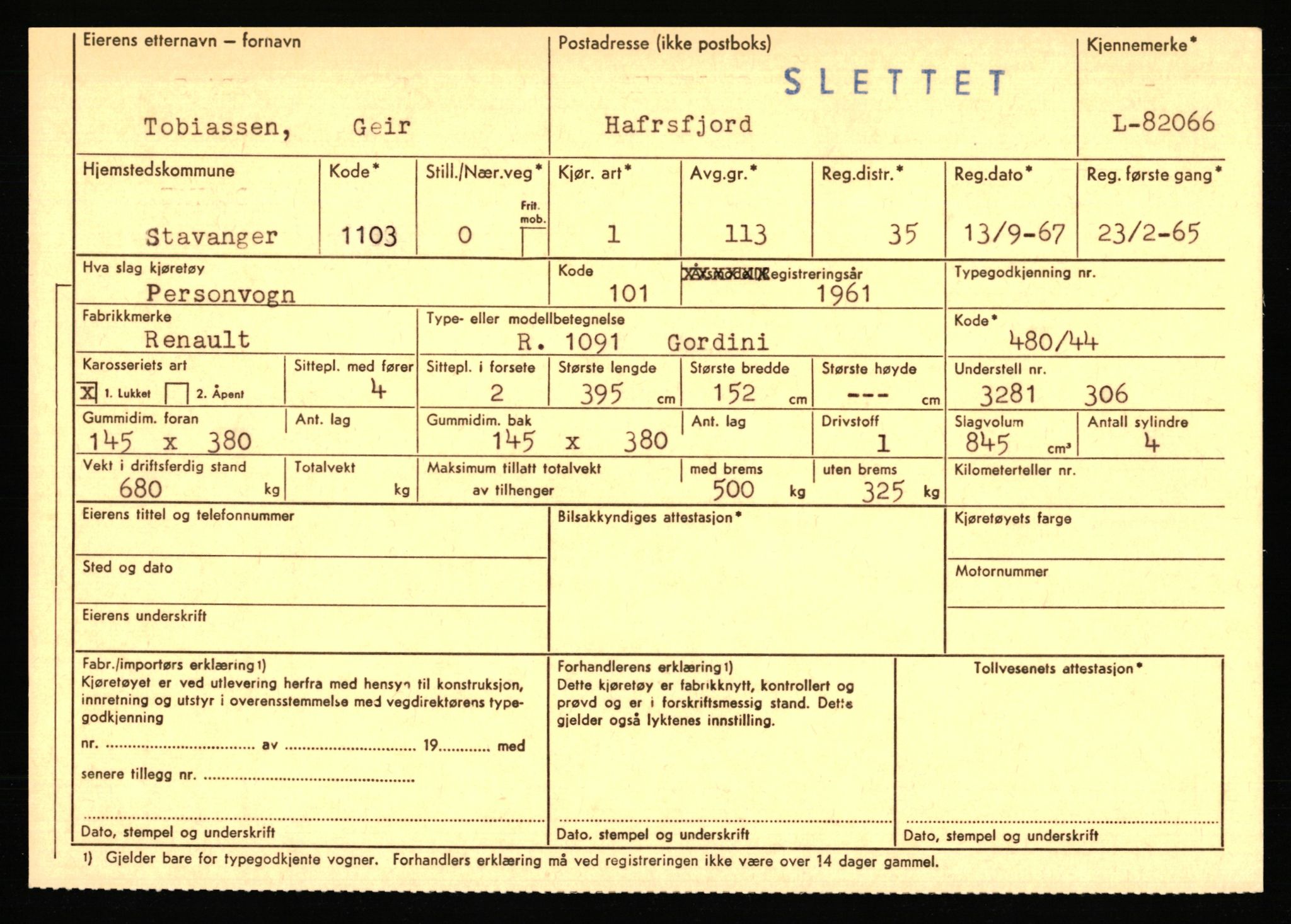 Stavanger trafikkstasjon, AV/SAST-A-101942/0/F/L0071: L-80500 - L-82199, 1930-1971, p. 2539