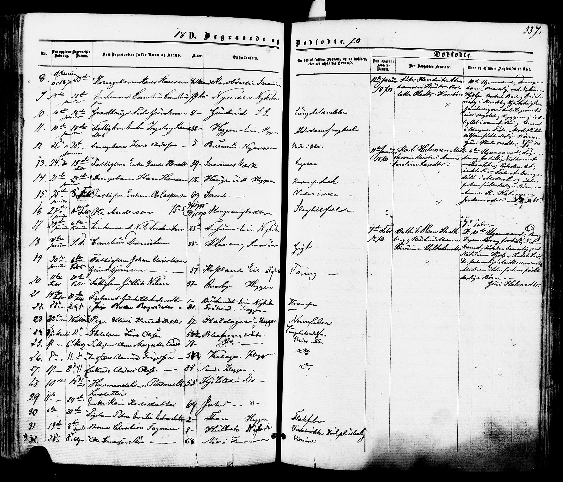 Modum kirkebøker, AV/SAKO-A-234/F/Fa/L0010: Parish register (official) no. 10, 1865-1876, p. 337