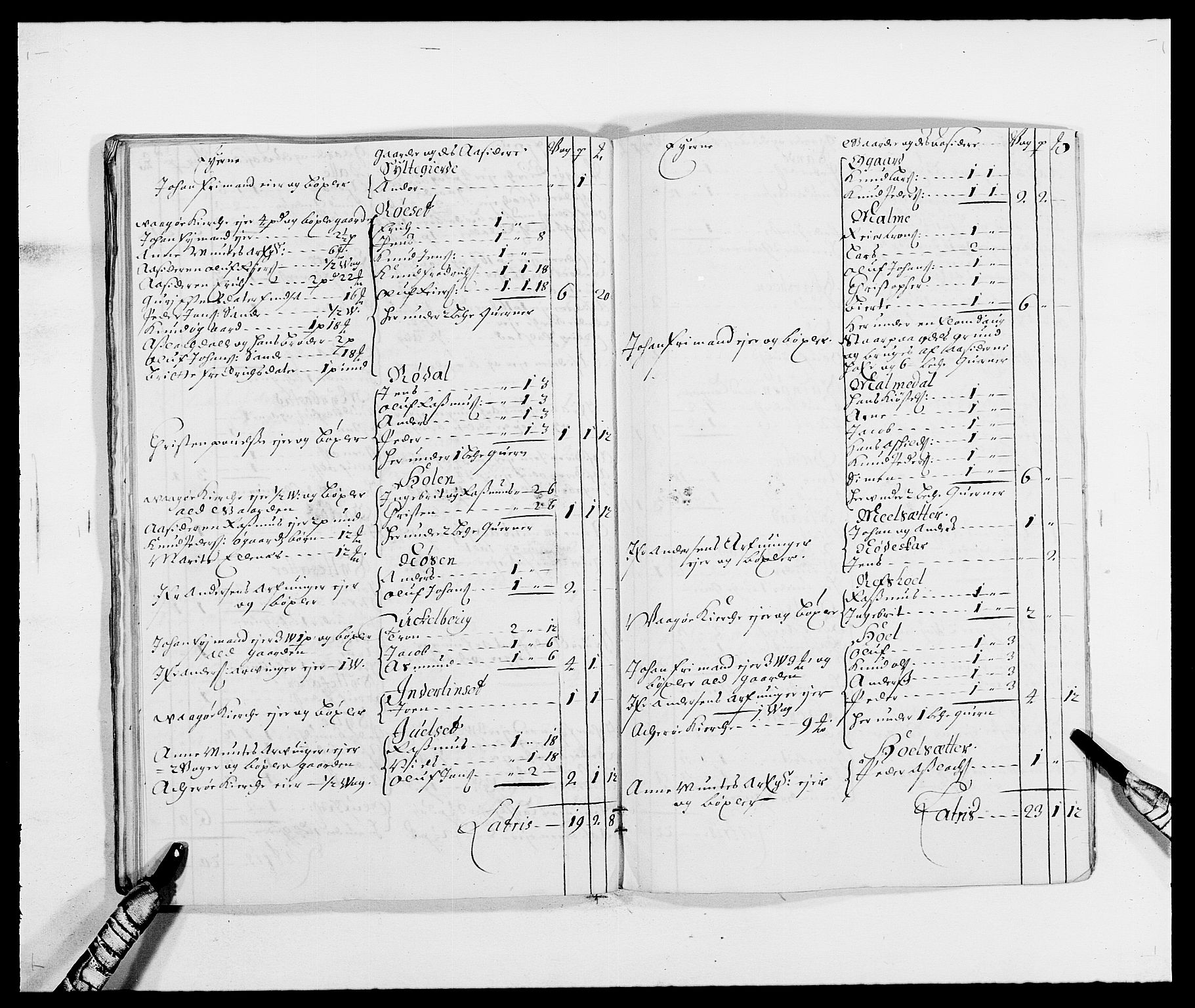 Rentekammeret inntil 1814, Reviderte regnskaper, Fogderegnskap, AV/RA-EA-4092/R55/L3648: Fogderegnskap Romsdal, 1687-1689, p. 213