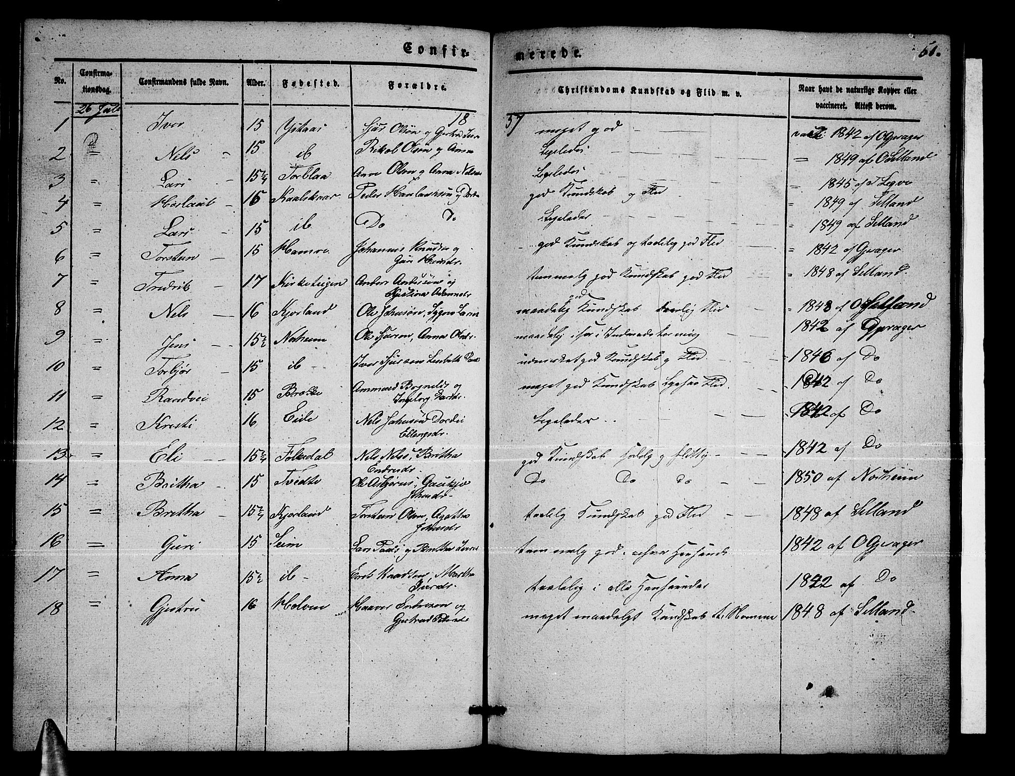 Ulvik sokneprestembete, SAB/A-78801/H/Hab: Parish register (copy) no. B 1, 1855-1868, p. 50