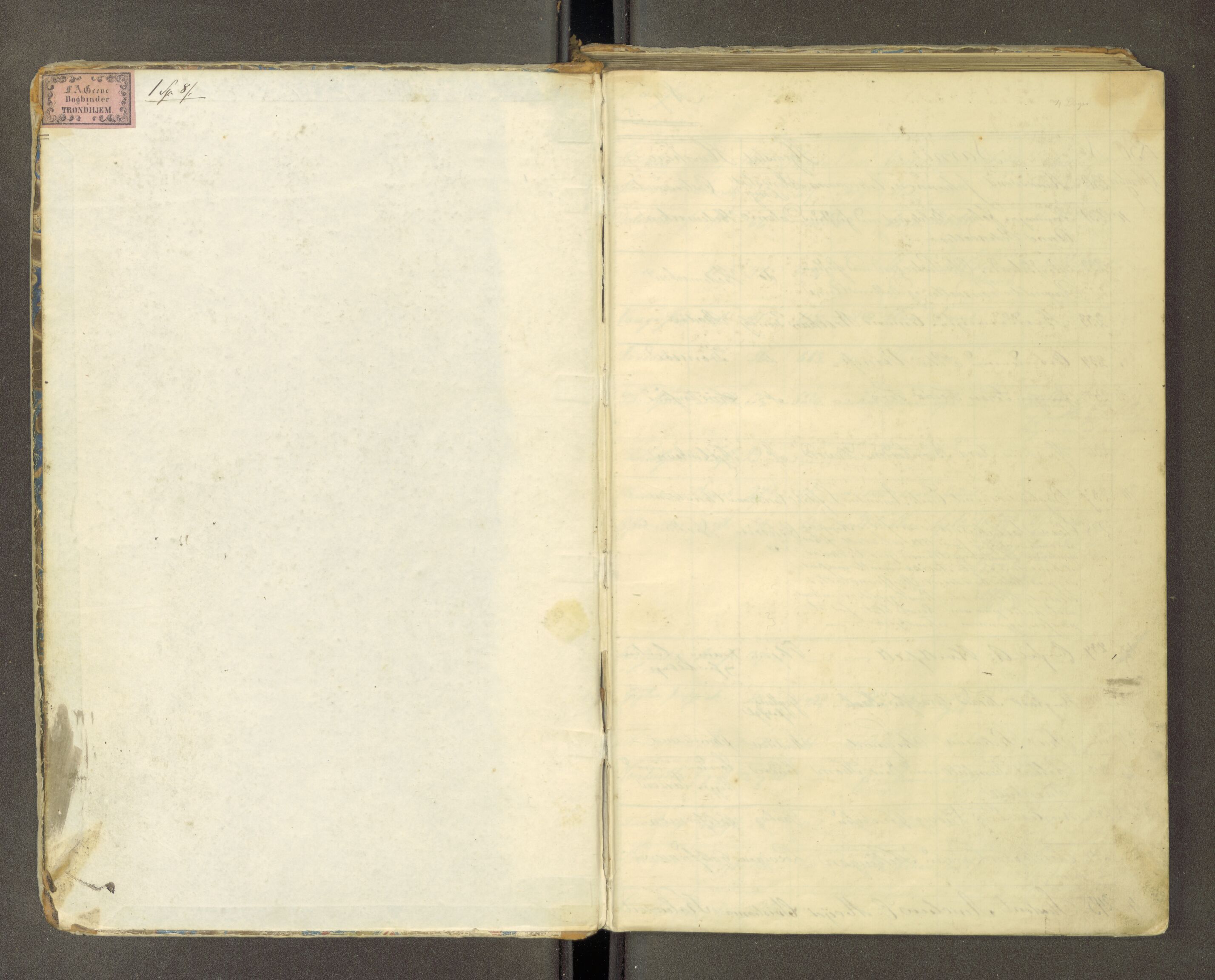 Trondheim politikammer, AV/SAT-A-1887/1/30/L0010: Passprotokoll. Utstedte pass 1850-1855. Innleverte pass 1850-1860, 1850-1860