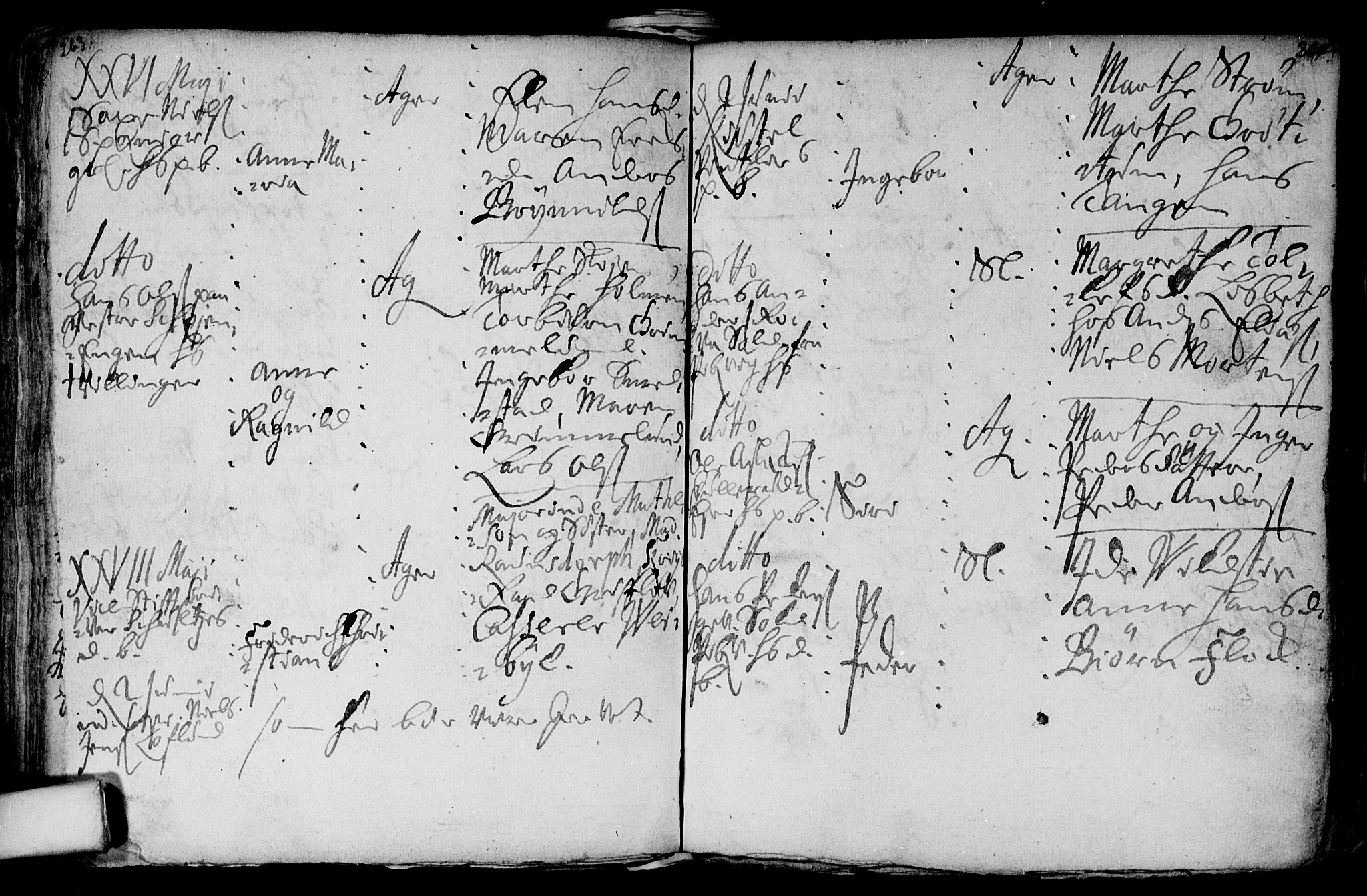 Aker prestekontor kirkebøker, AV/SAO-A-10861/F/L0002: Parish register (official) no. 2, 1714-1720, p. 263-264