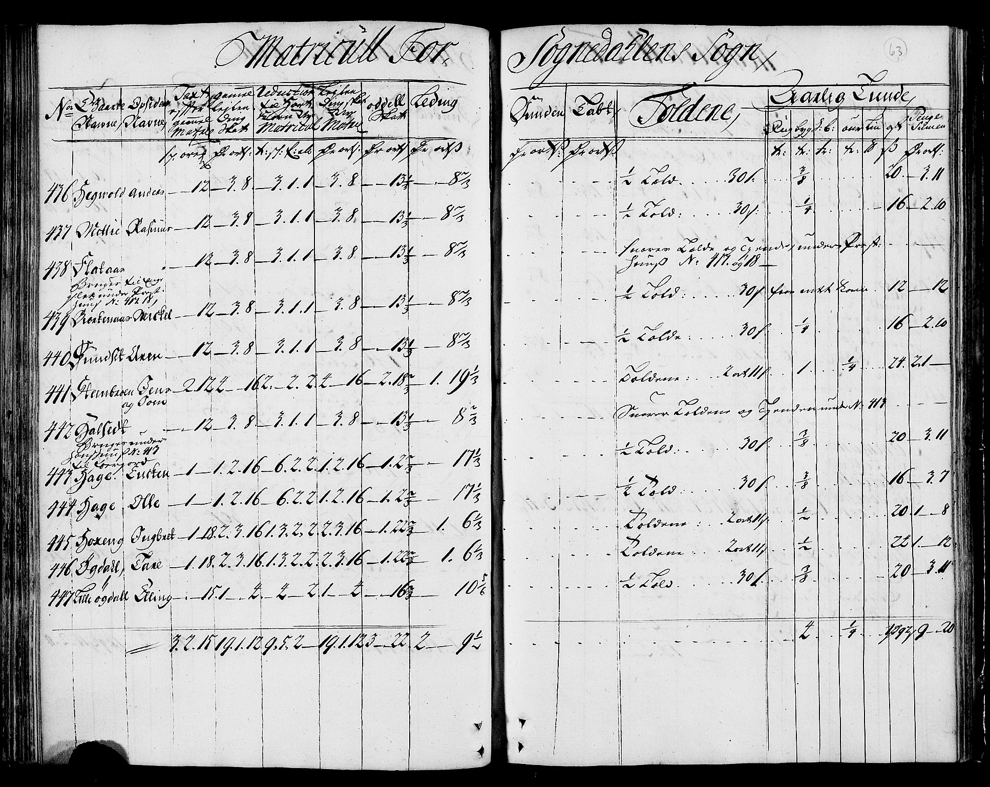 Rentekammeret inntil 1814, Realistisk ordnet avdeling, AV/RA-EA-4070/N/Nb/Nbf/L0159: Gauldal matrikkelprotokoll, 1723, p. 64