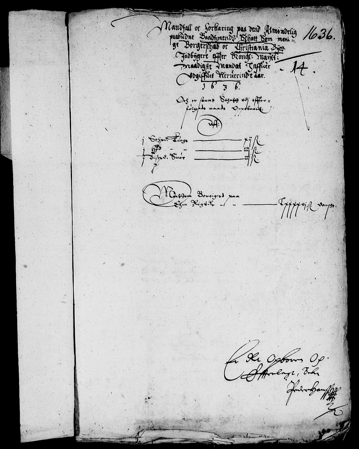 Rentekammeret inntil 1814, Reviderte regnskaper, Lensregnskaper, AV/RA-EA-5023/R/Rb/Rba/L0126: Akershus len, 1635-1636
