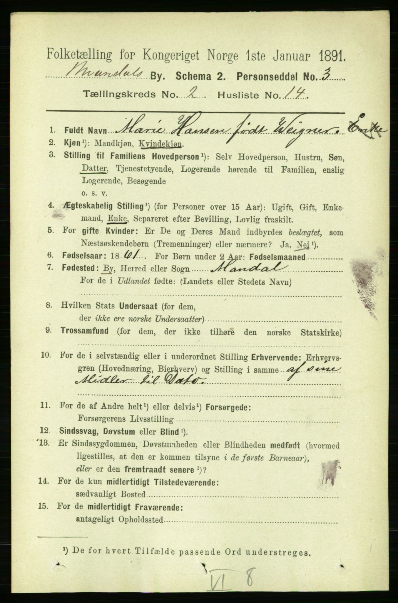 RA, 1891 census for 1002 Mandal, 1891, p. 1562