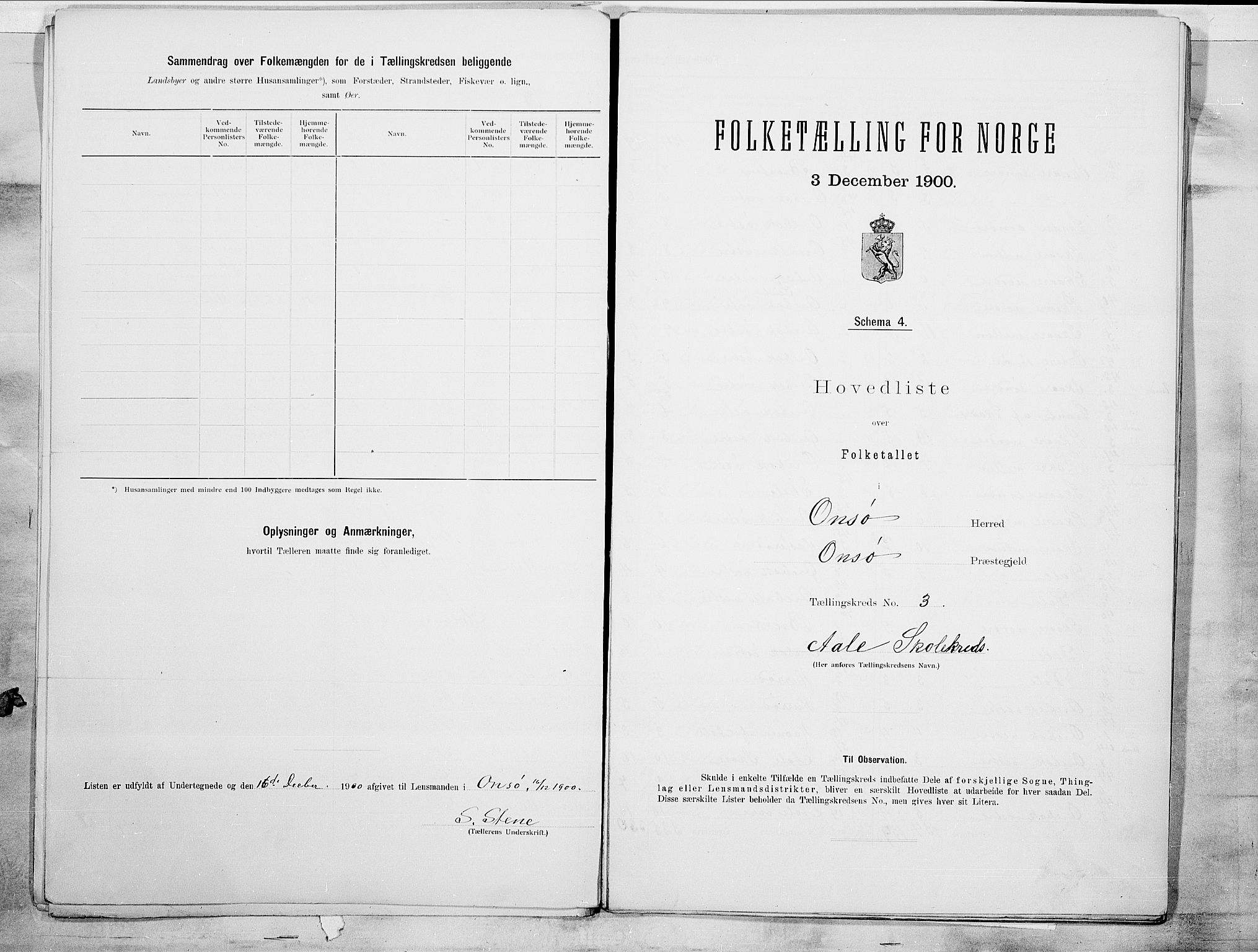 SAO, 1900 census for Onsøy, 1900, p. 8